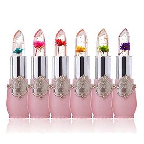 Bestlymood Beauty Bright Flower Crystal Jelly Lipstick - Magic Temperature Changing Color Lip Balm, Rose Scented Makeup for Daily Wear & Special Occasions