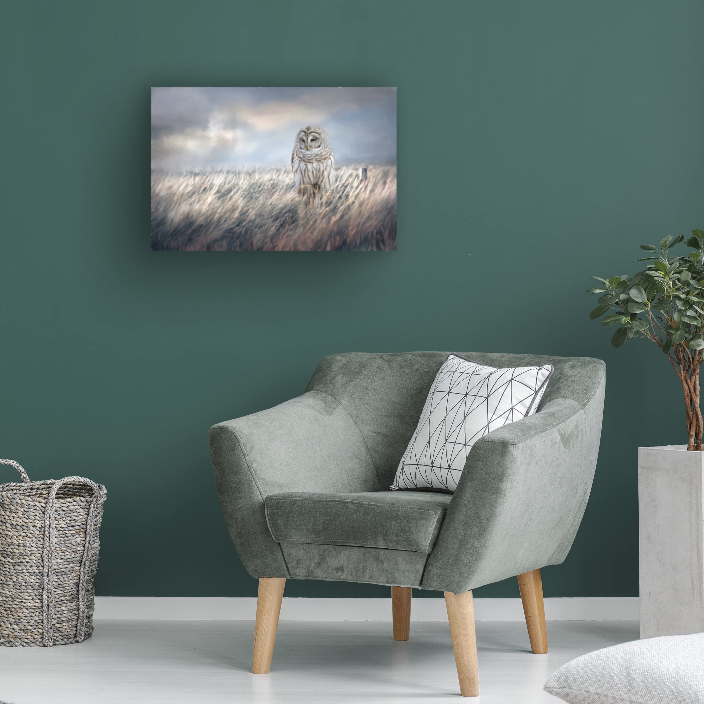 Trademark Fine Art 'Field Seeker' by Jai Johnson - 22x32 Inch Canvas Wall Art for Living Room, Bedroom & Office Decor | Nature Landscape Painting