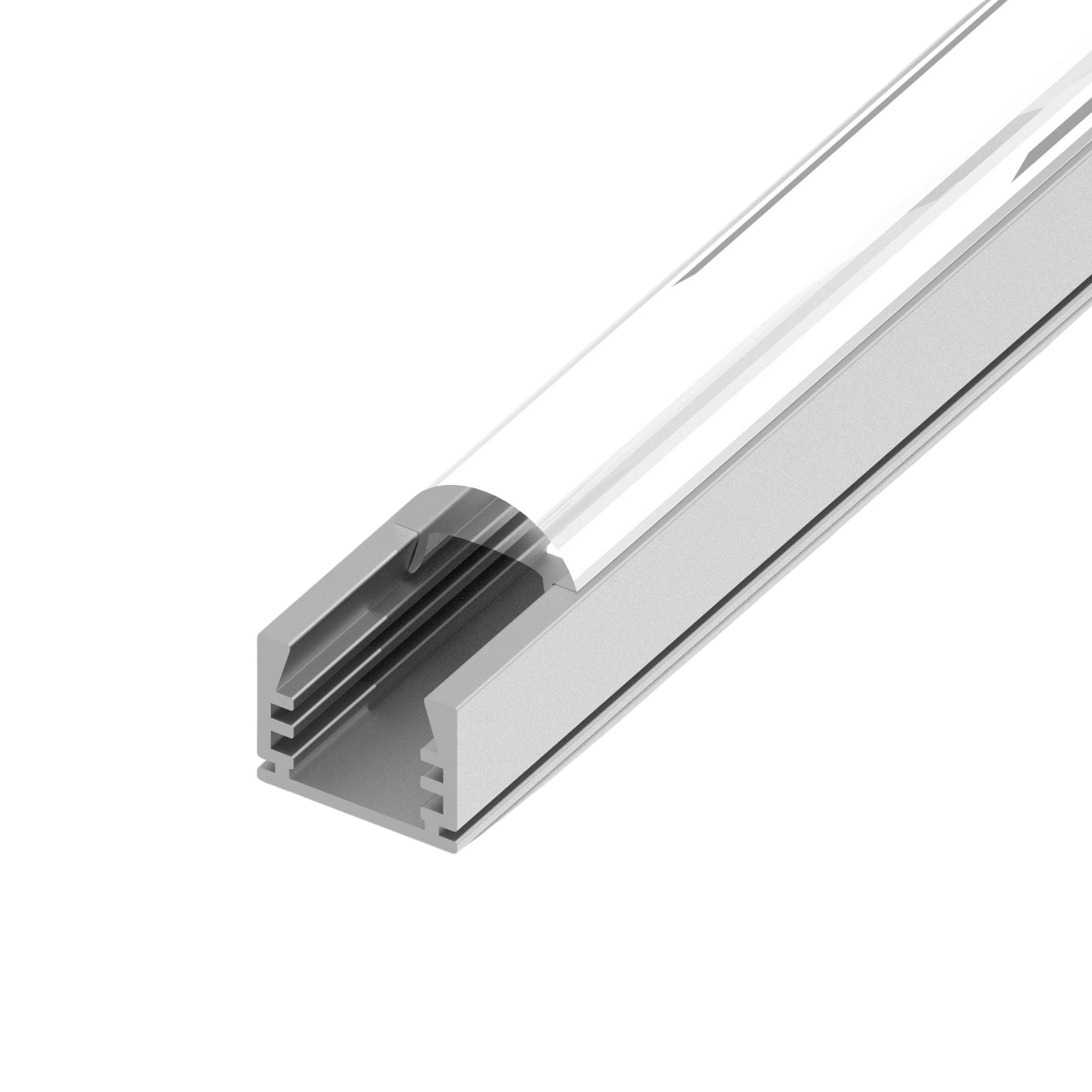 48 Narrow Beam Grazer Channel Light - Clear Matte Optic Lens - Aluminum Housing - Perfect for Accent Lighting, Wall Washing, and Architectural Illumination