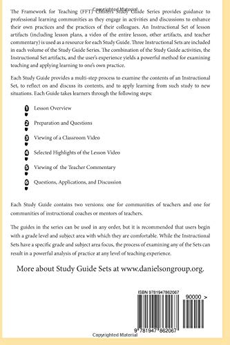 FFT Clusters Study Guide SET 7: Math 6, ELA 9 & Math 1 - Teacher Professional Development Resource for Classroom Instruction & FFT Framework Implementation