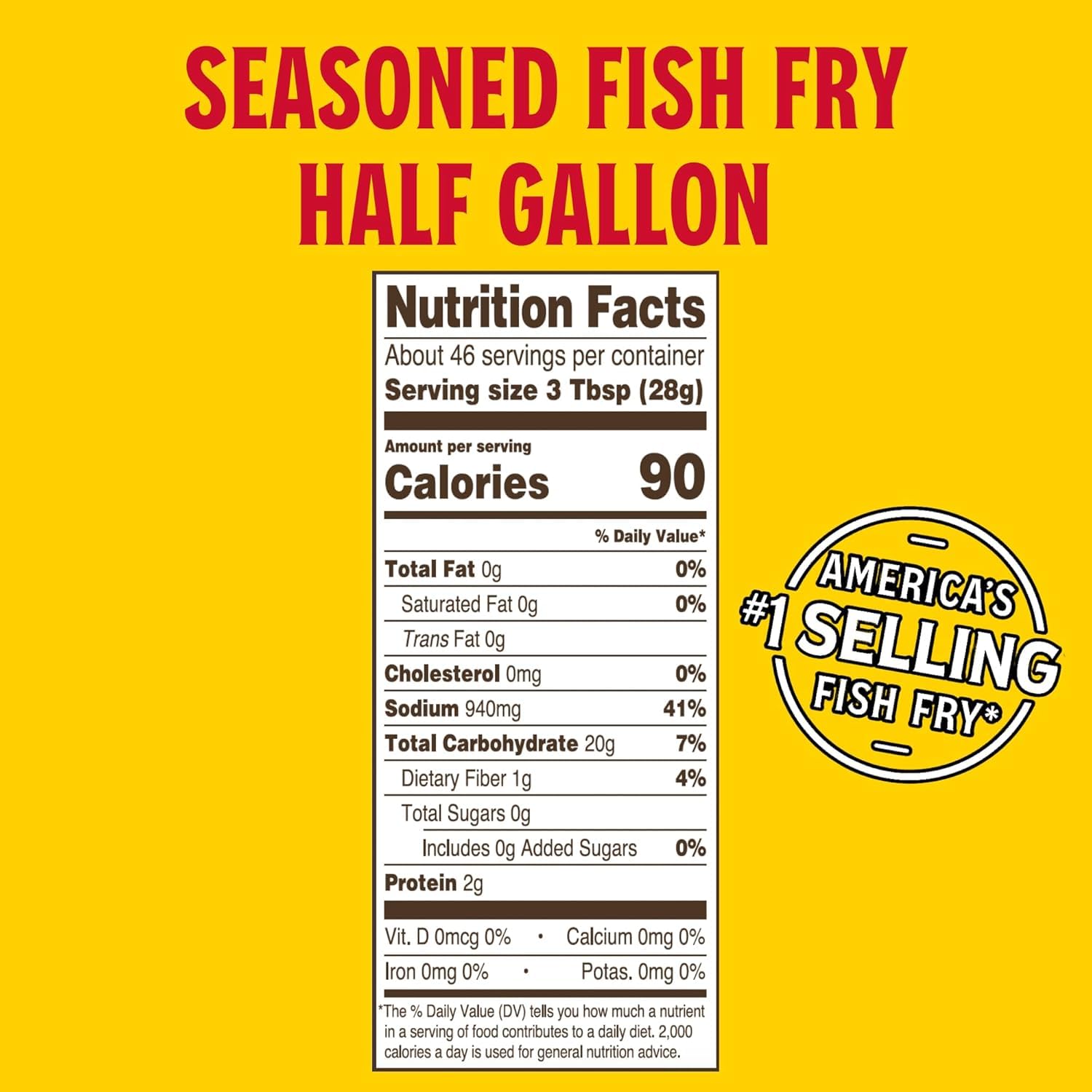 Louisiana Fish Fry Seasoned Fish Fry Seafood Breading Mix - 2.88 lbs (Pack of 6) | Perfect for Fish, Shrimp, Oysters, Vegetables | Crispy Southern-Style Coating for Frying, Baking & Grilling | Great for Family Dinners, BBQs & Seafood Feasts