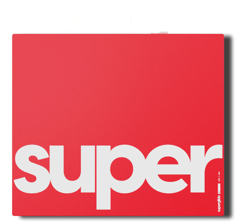 Superglide Glass Mousepad - Ultra Smooth Gaming Surface for Precision Control - Perfect for Esports, FPS & Office Work (Open Box)
