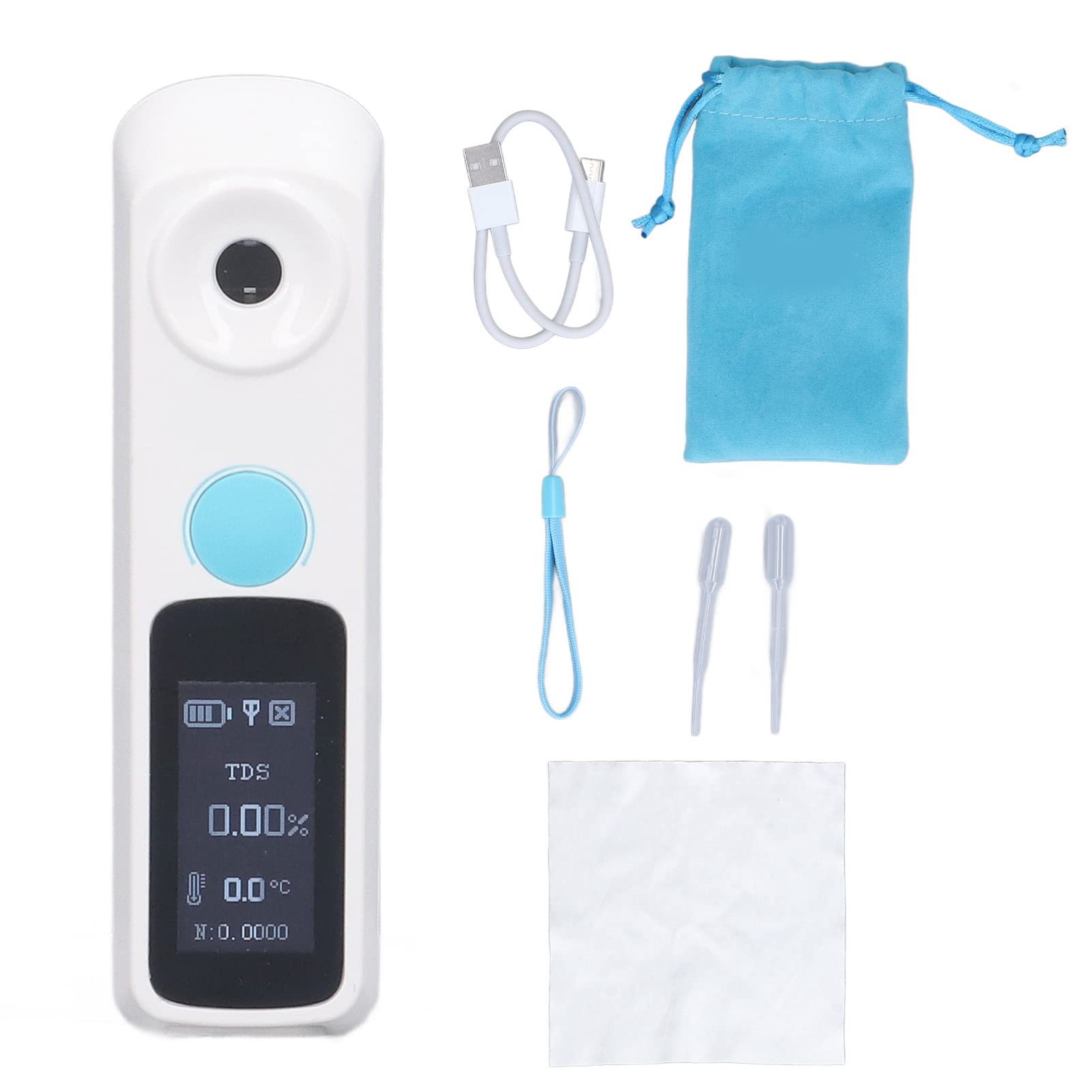 Zerodis Coffee Concentration Tester - 350mAh Bluetooth Beverage Density Meter, Waterproof Coffee & Liquid Density Detector (International Version) for Home Brewing, Barista Training & Quality Control