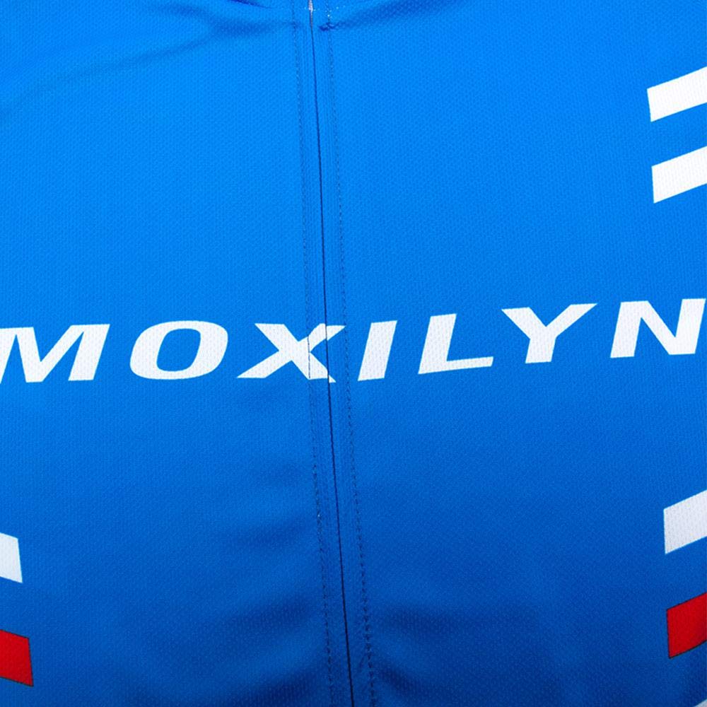 MOXILYN Men's Cycling Jersey & Bib Shorts Set - Breathable Short Sleeve Mountain Bike Shirt with 20D Gel Padded Chamois for MTB Road Biking - Perfect for Training, Racing & Outdoor Cycling Adventures