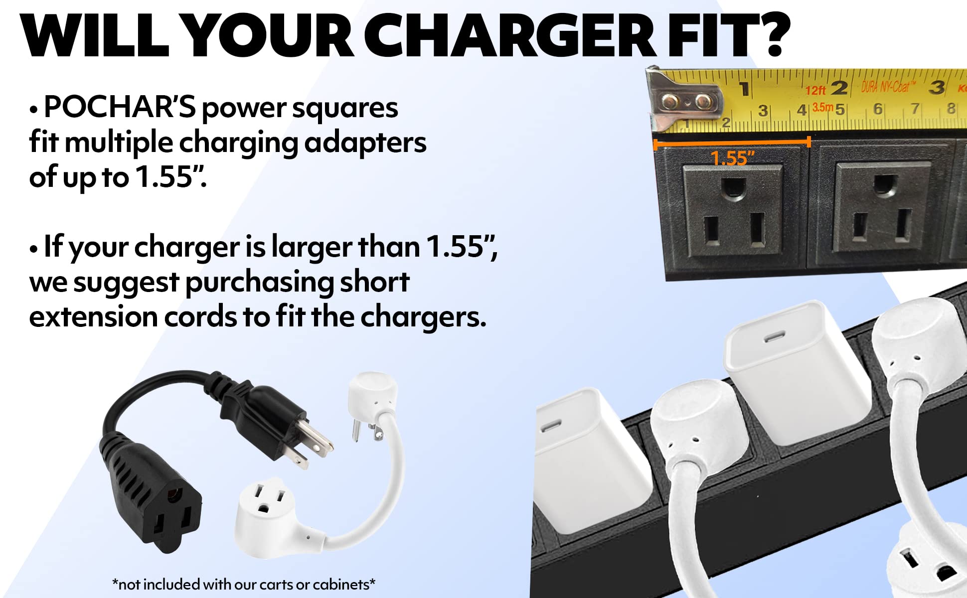 16-Device Locking Tablet Charging Station for Classroom - Secure Metal Charging Cart with Cable Management for Chromebooks, Tablets & Laptops (Black) | Ideal for Schools, Libraries & Office Charging Stations