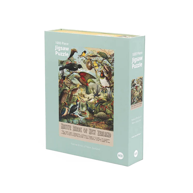 NZ Native Bird 1000 Piece Jigsaw Puzzle - Beautiful New Zealand Wildlife Puzzle for Adults & Teens - Perfect for Family Game Night, Relaxation & Home Decor