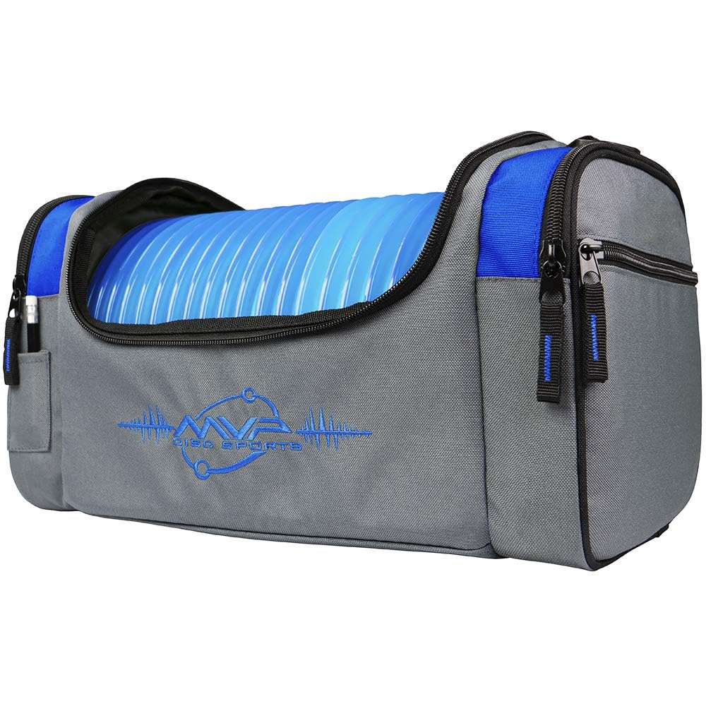 MVP Disc Sports Nucleus Tournament Disc Golf Bag with Quad Straps - Royal Blue - Premium Storage for Disc Golf Tournaments & Outdoor Sports
