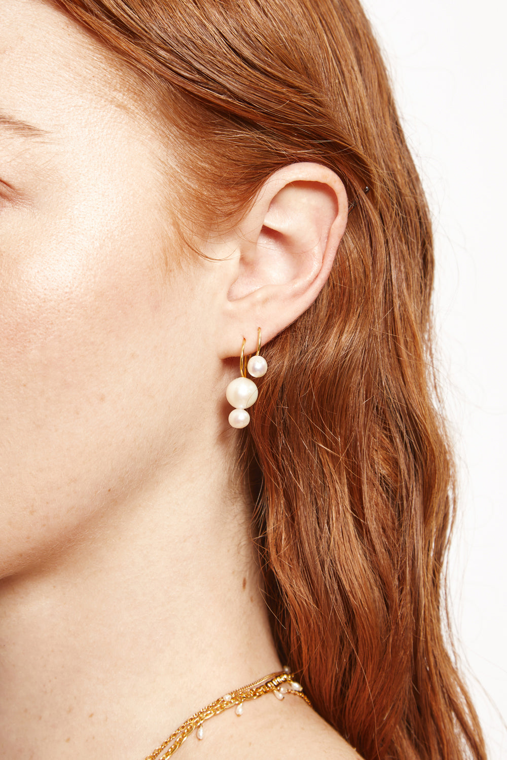 Mini Gold Diem Drop Earrings - Elegant Dainty Jewelry for Women, Perfect for Parties, Weddings & Everyday Wear