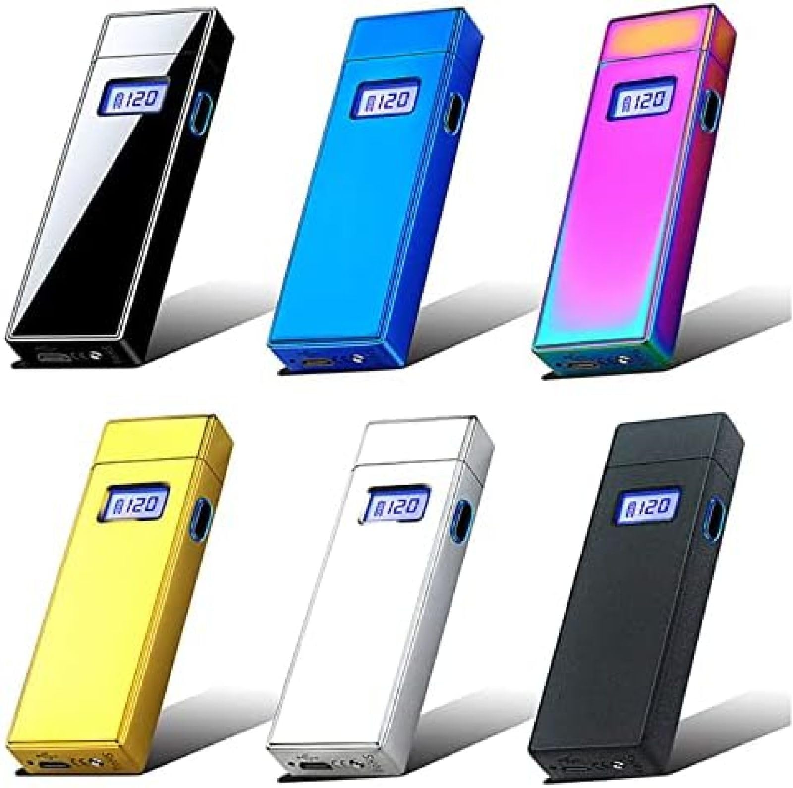 USB Rechargeable Electric Arc Lighter - Windproof & Flameless Plasma Lighter with Battery Indicator for Camping, BBQ, Outdoor Adventures | Bonny369