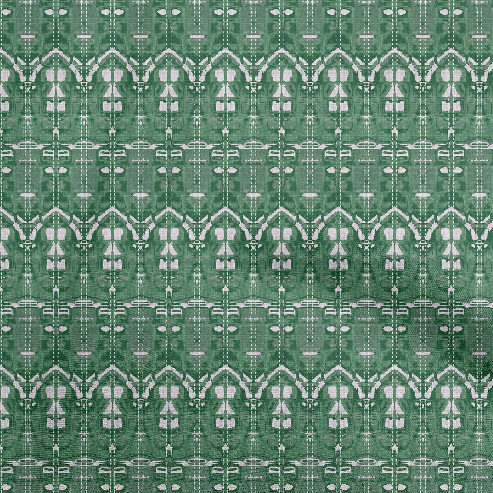 oneOone Rayon Green Fabric - 56 Inch Wide Printed Sewing Material by The Yard for DIY Clothing, Dresses & Home Decor Projects | Soft Textured Fabric for Sewing, Quilting & Crafting