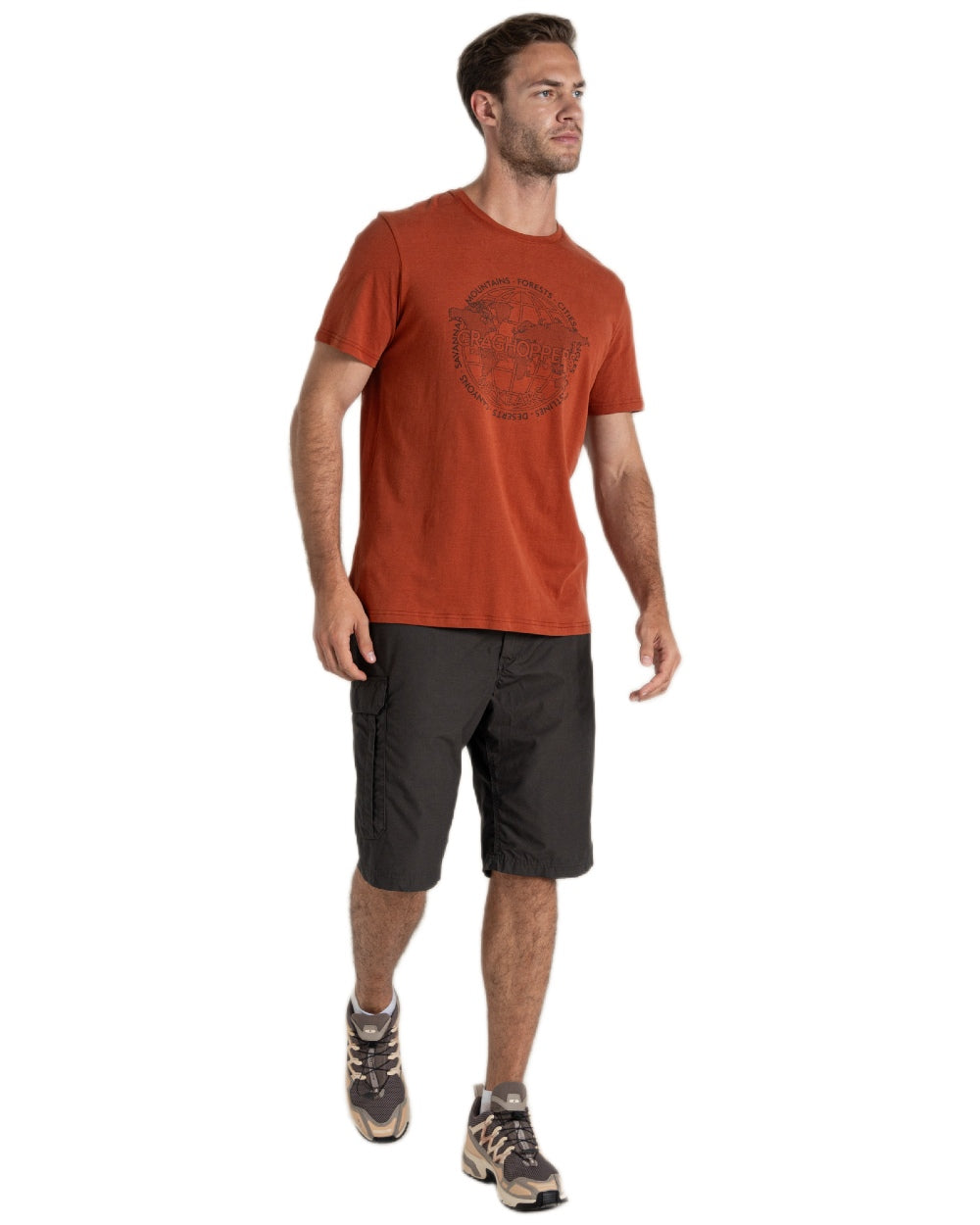 Craghoppers Men's Lucent II Short Sleeve T-Shirt - Lightweight Quick-Dry Performance Shirt for Hiking, Travel & Outdoor Adventures