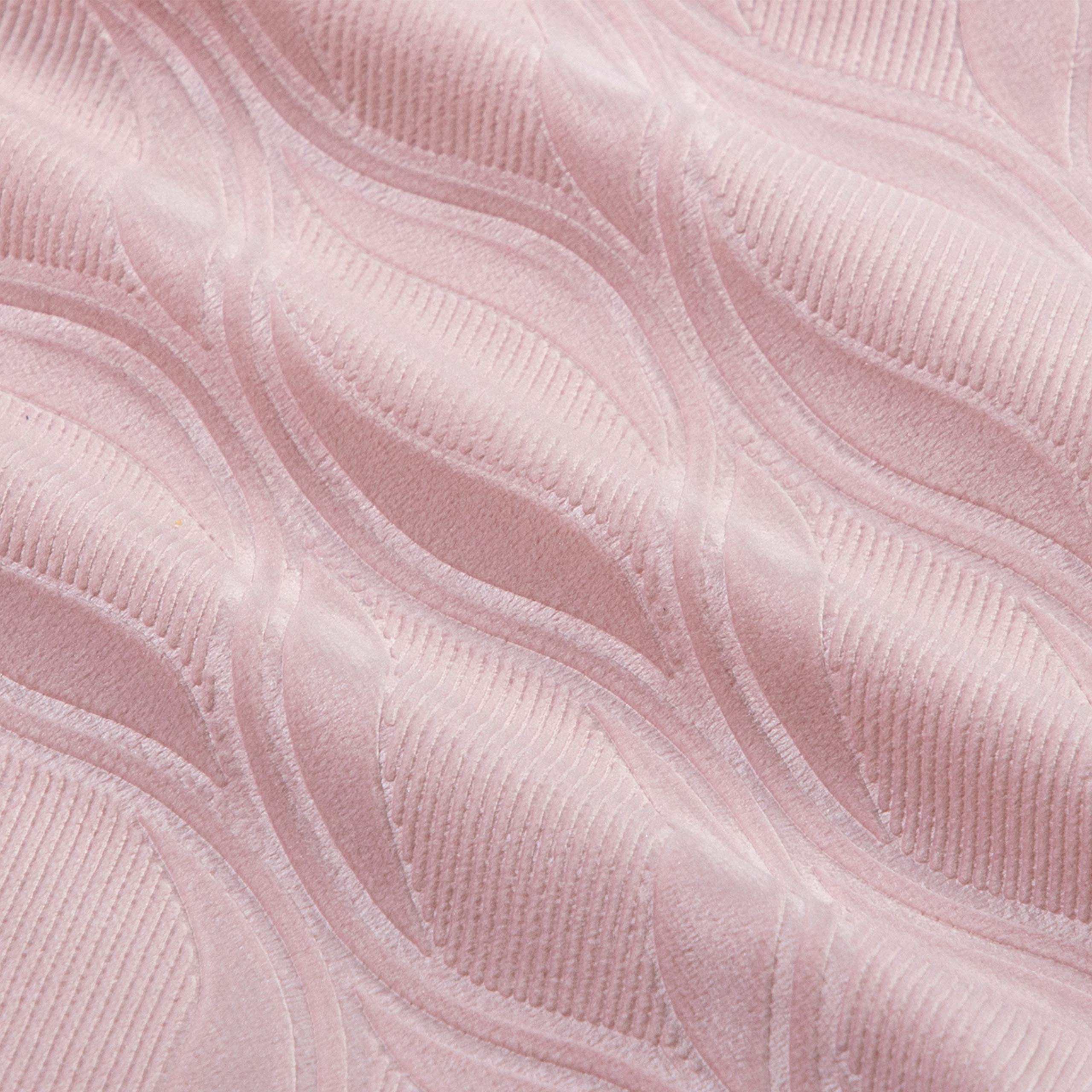 Soft Velvet Pink Pillow Cover 18x18 Inches - Light Pink Throw Pillow Sham for Sofa, Bed & Couch - Luxurious Velvet Cushion Cover for Home Decor, Living Room & Bedroom Accessories
