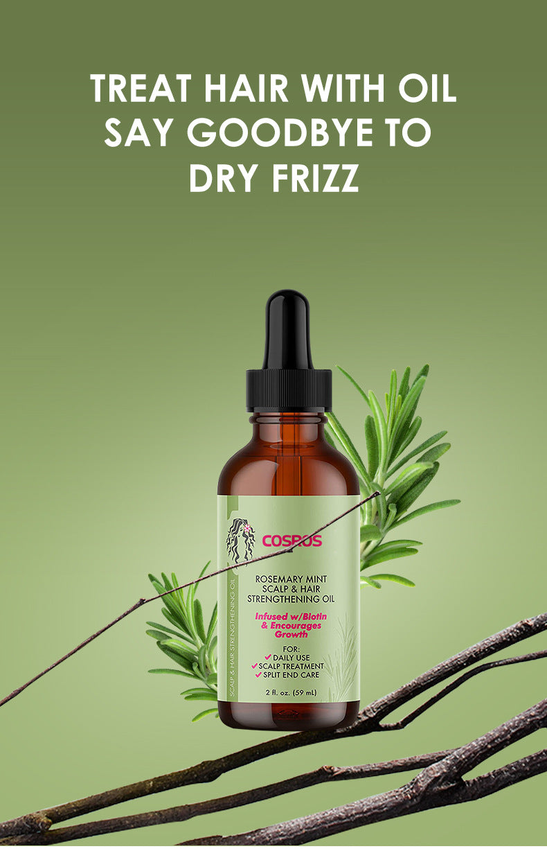 Premium Rosemary Essential Oil for Hair Care - Herbal Blend for Growth & Scalp Health - Perfect for Aromatherapy & DIY Hair Treatments