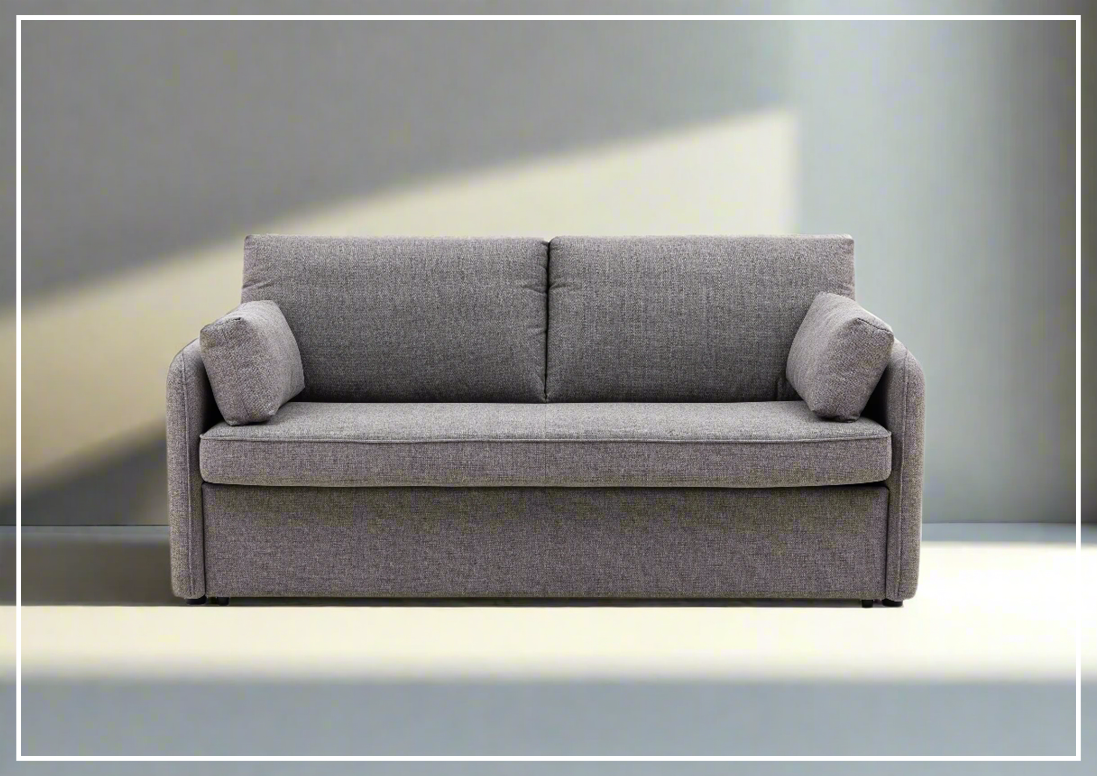 Gio Italia New York Queen Size Fabric Sleeper Sofa with Memory Foam - Affordable Convertible Sofa Bed for Small Spaces, Guest Rooms & Apartments