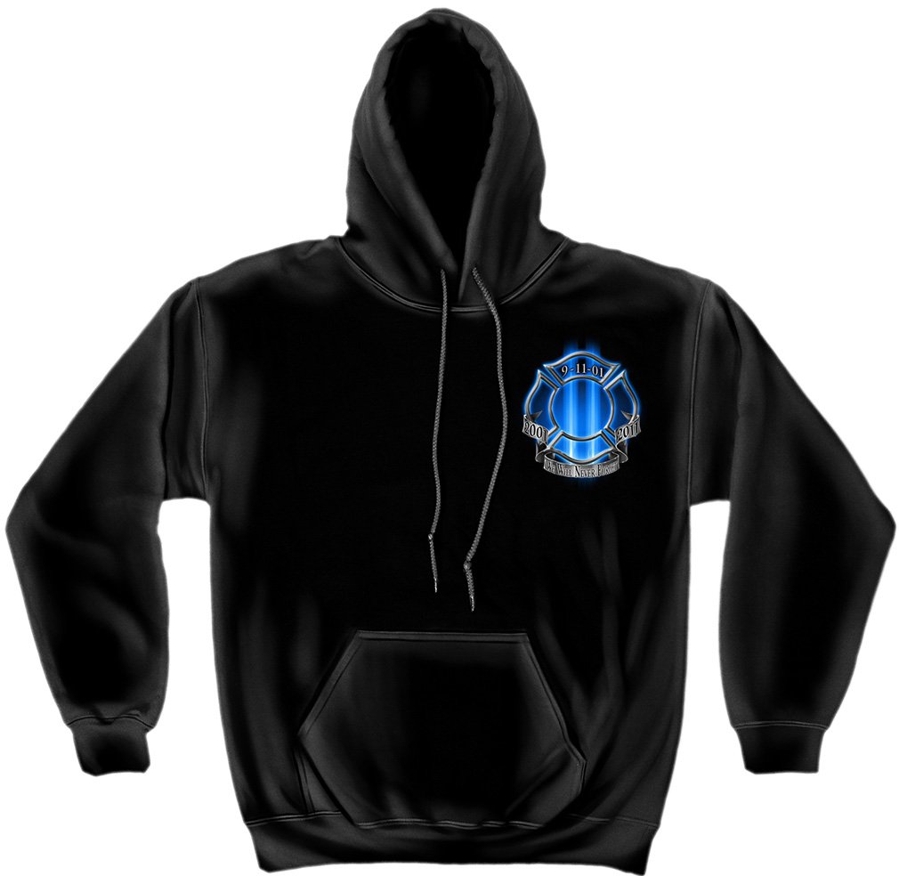 Erazor Bits Firefighter Hooded Sweatshirt - High Honor FF2070SW - Comfortable & Durable Firefighter Apparel for Work, Training & Everyday Wear