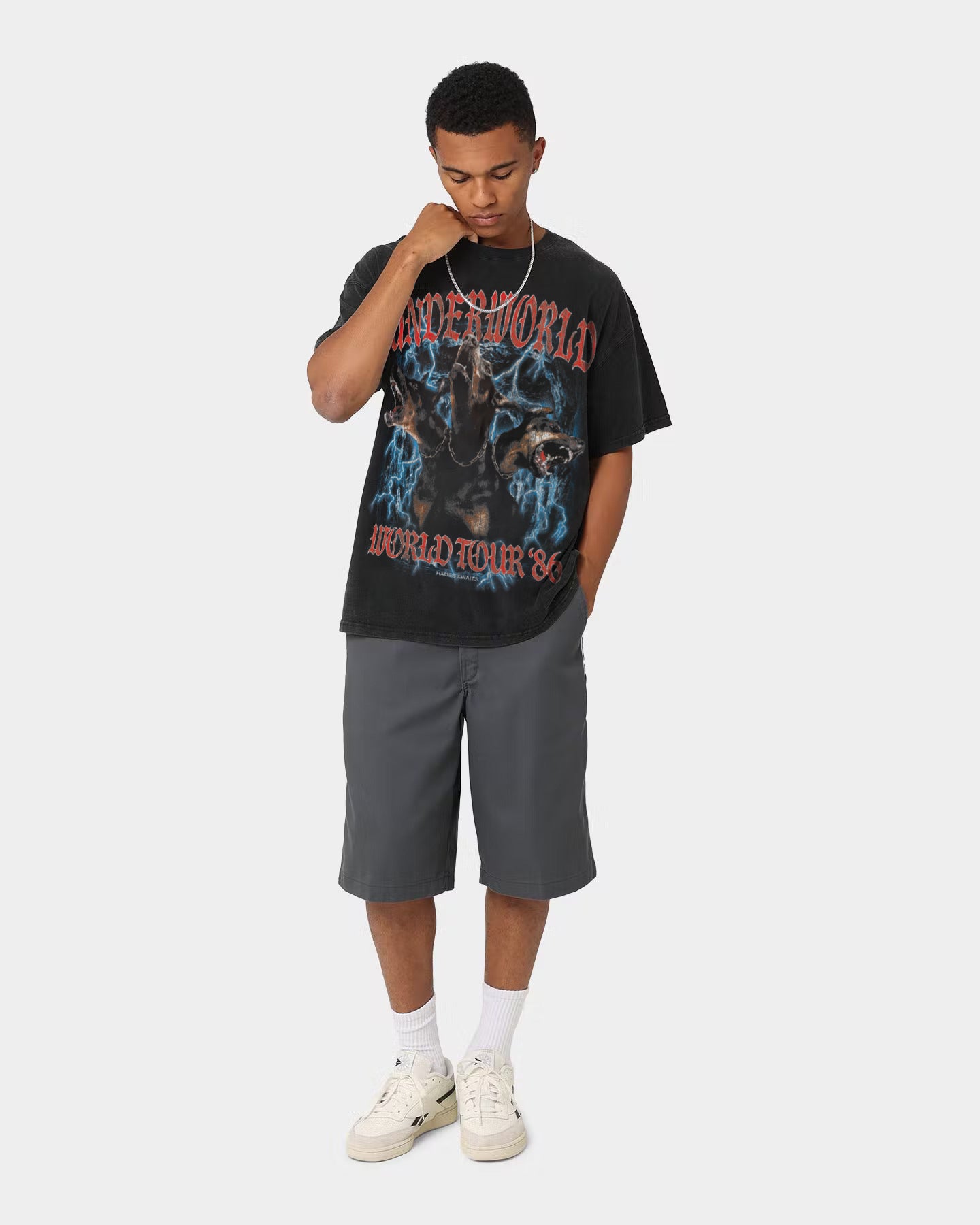 Premium Vintage Hades Tour Thrifted T-Shirt - Black Wash - Retro Graphic Tee for Concerts & Casual Wear