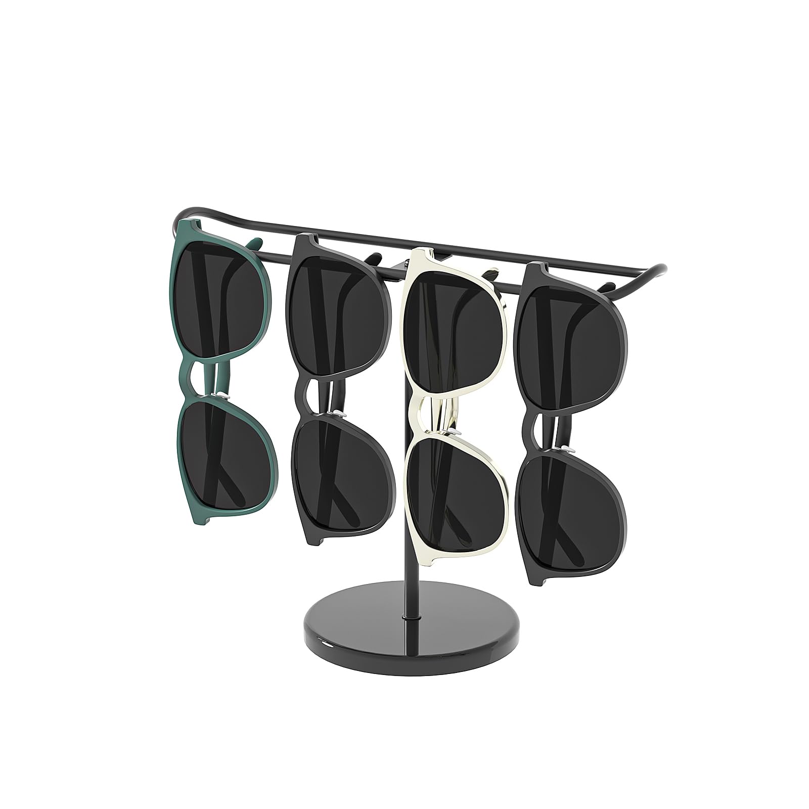 Stylish Coward Sunglasses Organizer Stand - Eyeglasses Holder & Display Rack for Men & Women - Durable Glasses Storage Stand for Home, Office, or Dresser Tabletop - Perfect for Organizing Sunglasses, Reading Glasses & Eyewear Accessories