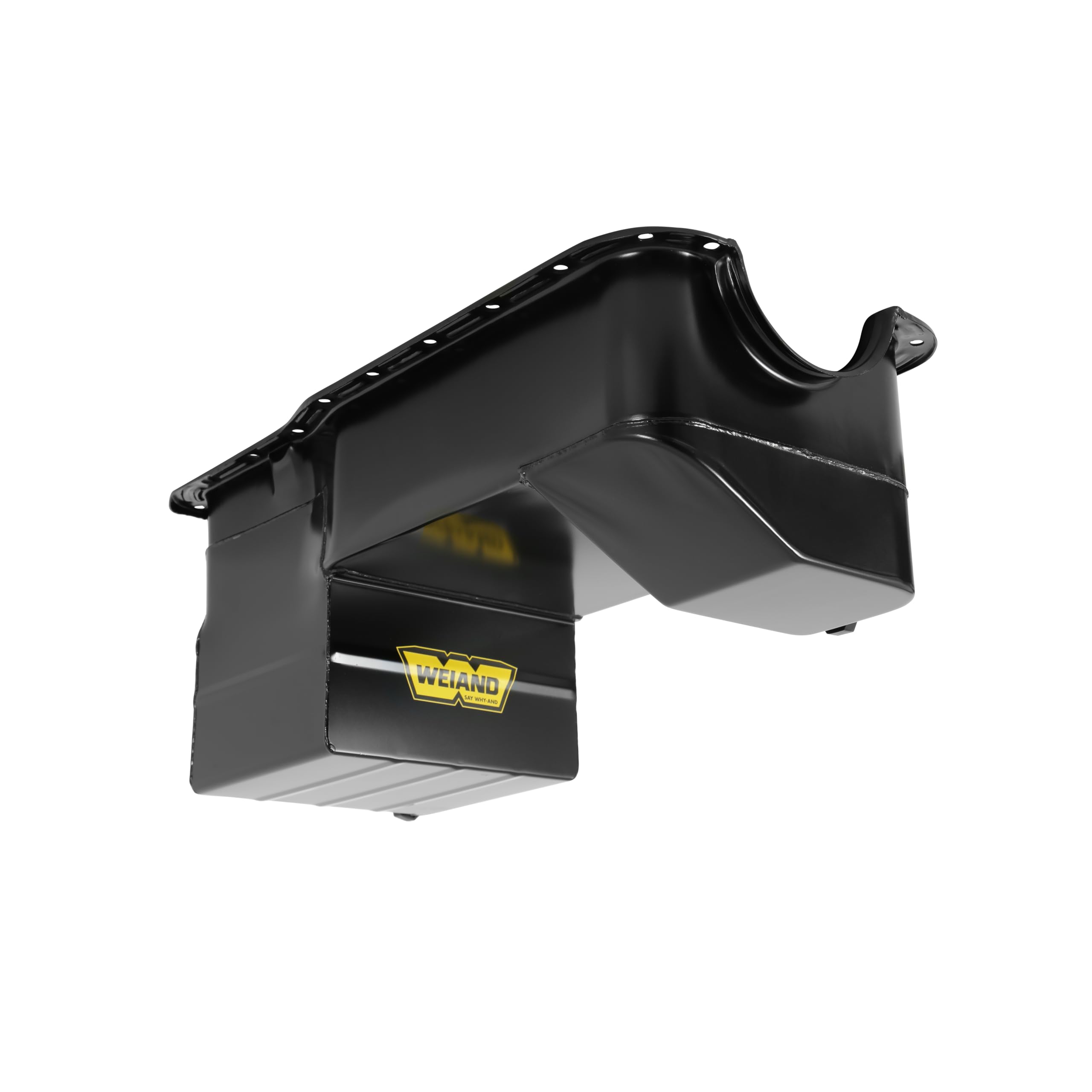 Weiand 5038WND Fabricated Oil Pan Kit - High Performance Aluminum Oil Pan for Chevy Small Block Engines - Perfect for Street Rods, Hot Rods, and Performance Upgrades
