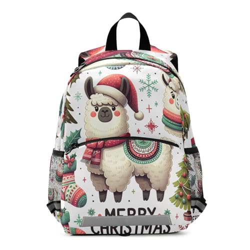 Cute Cartoon Llamas Christmas
