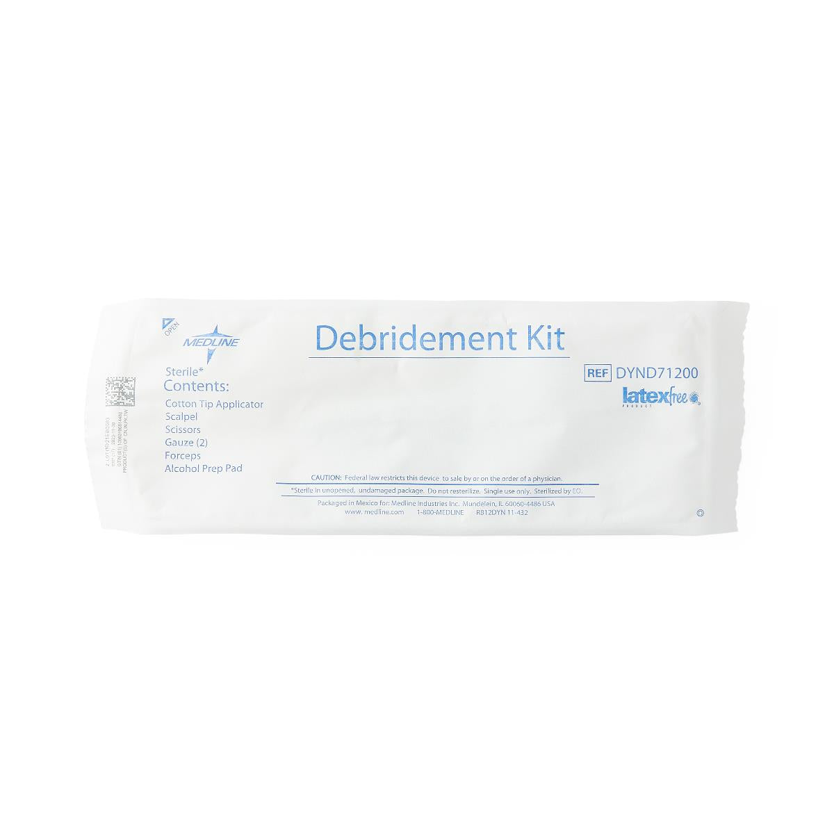 Minor Debridement Tray - Sterile Wound Care Kit for First Aid, Surgical & Medical Use - Essential for Clinics, Hospitals & Home Healthcare