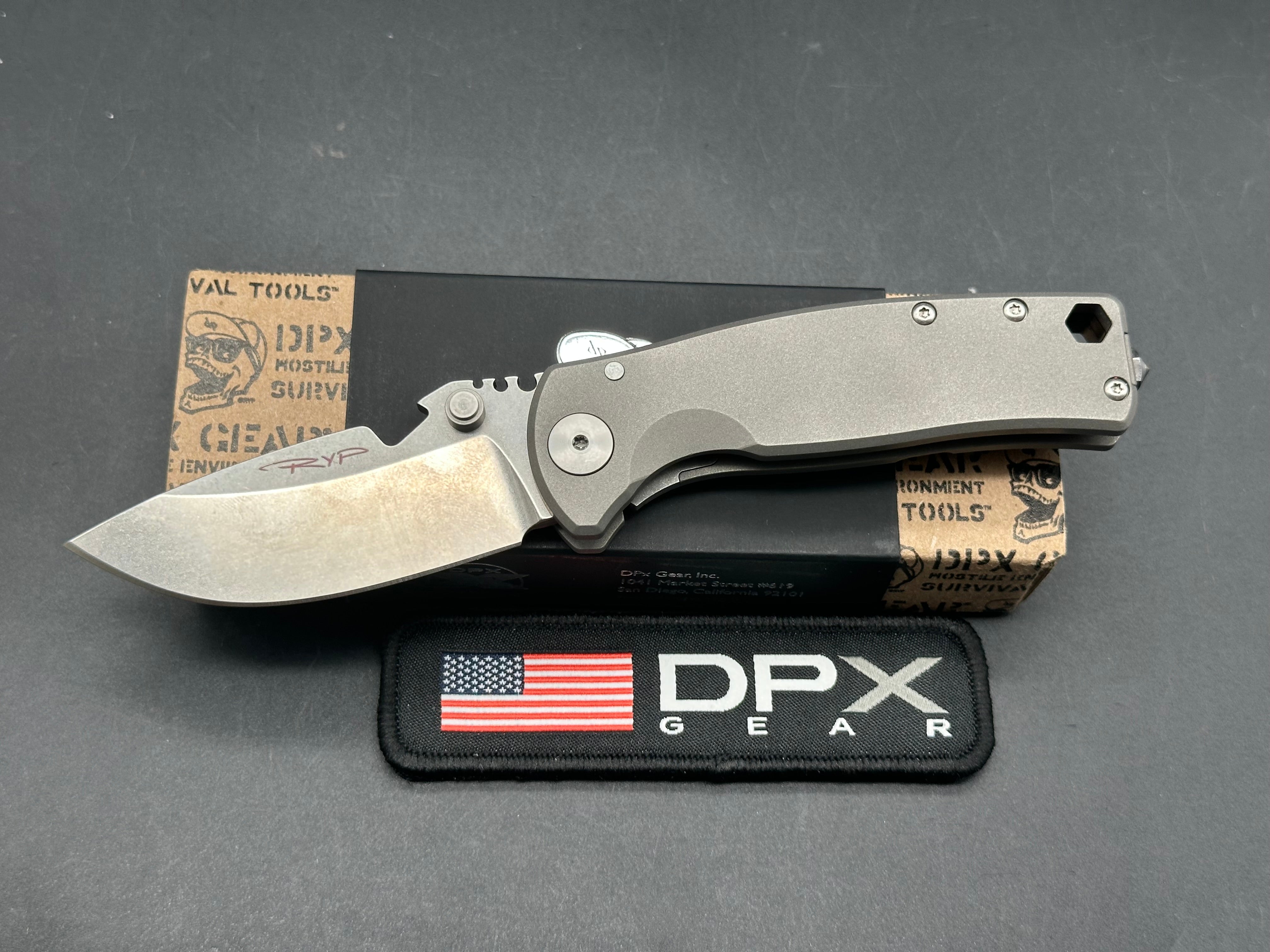 DPx HEST/F Urban Titanium Framelock Knife - 2.9