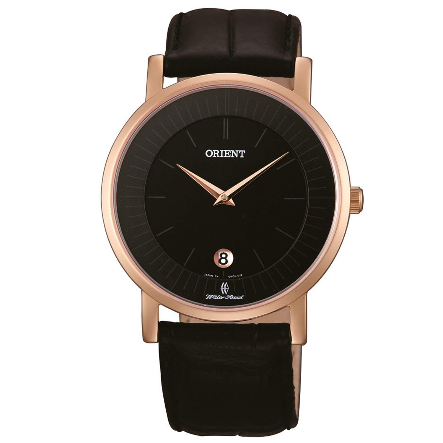 Orient Men's Gold Stainless Steel Watch FGW0100BB0 - Elegant Dress Watch for Business, Formal Events & Special Occasions
