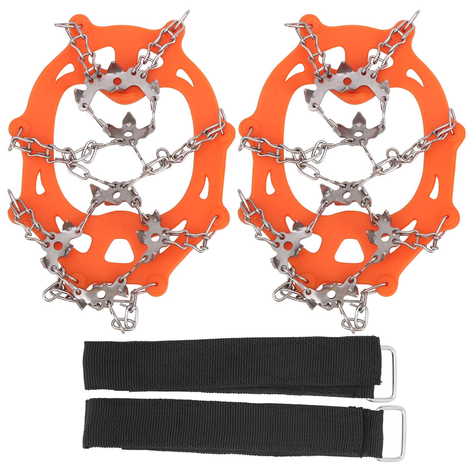Diydeg Ice Climbing Crampons - Heavy Duty Ice Grippers with Firm Grip for Mountain Climbing, Hiking & Winter Camping | Non-Slip Traction Cleats for Outdoor Adventures on Snow & Ice