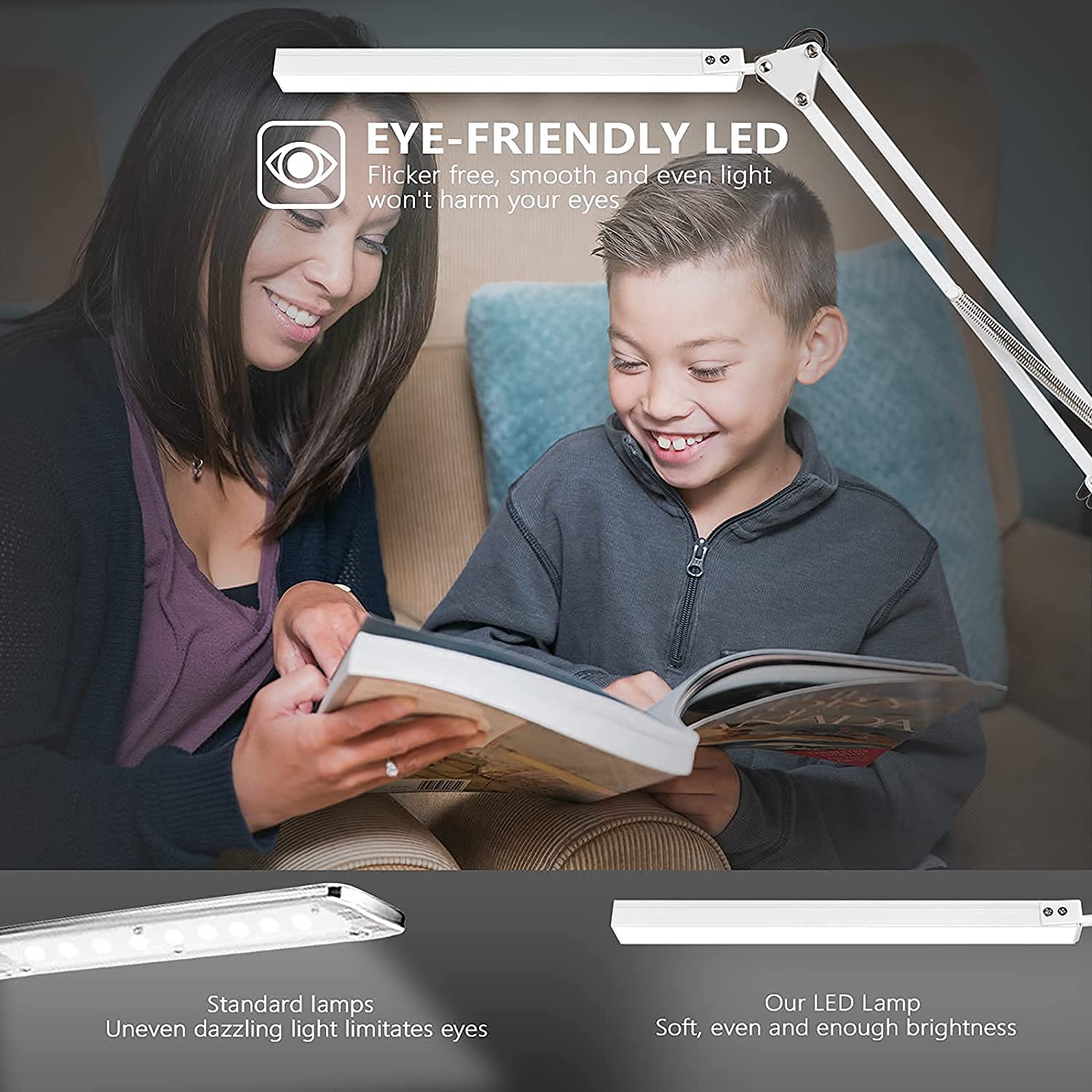 Dimmable LED Desk Lamp - 16