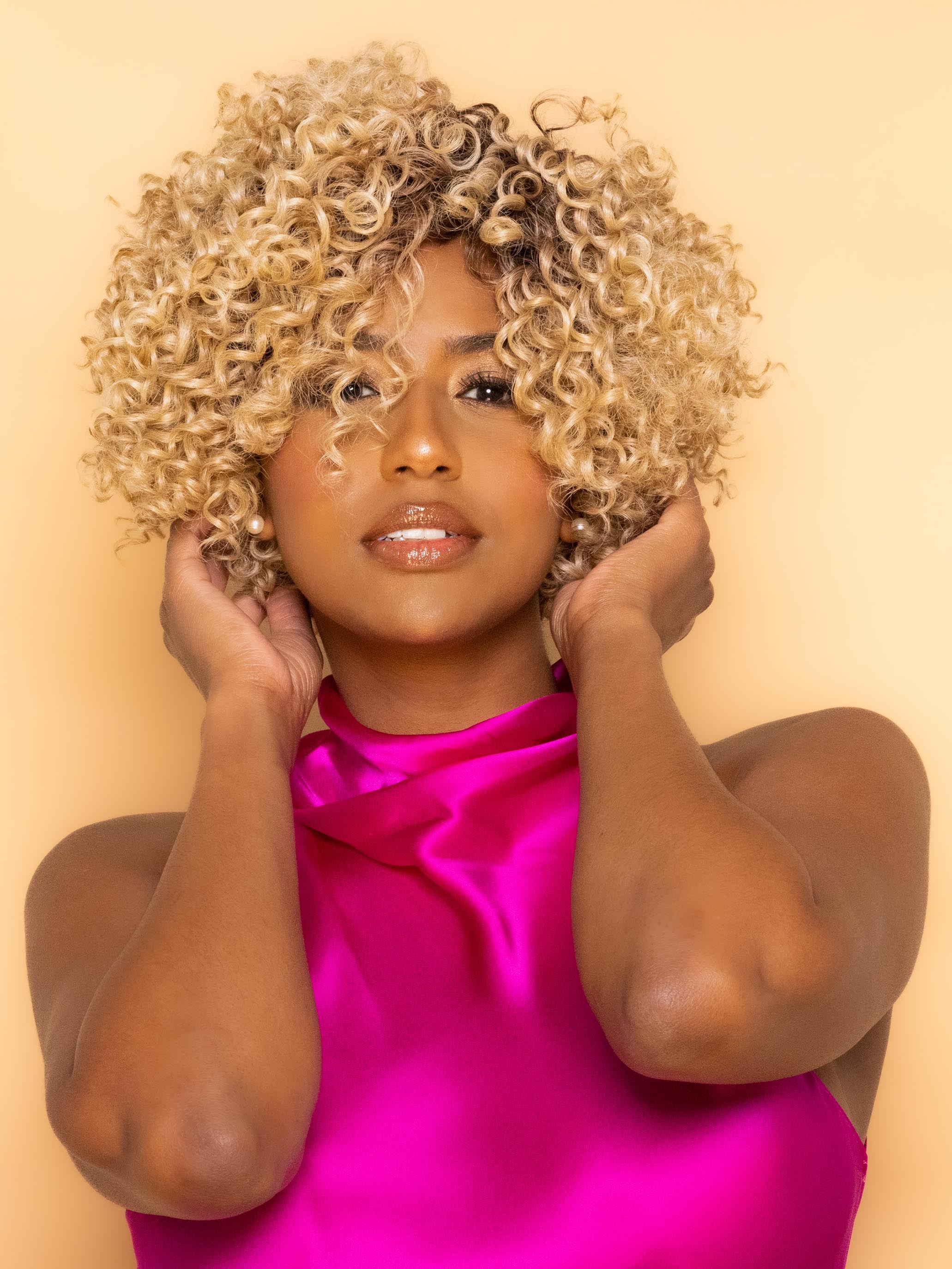 Aniyah Synthetic Lace Front Wig with Mono Part - Natural Looking Human Hair Wig for Women - Perfect for Daily Wear, Cosplay & Special Occasions