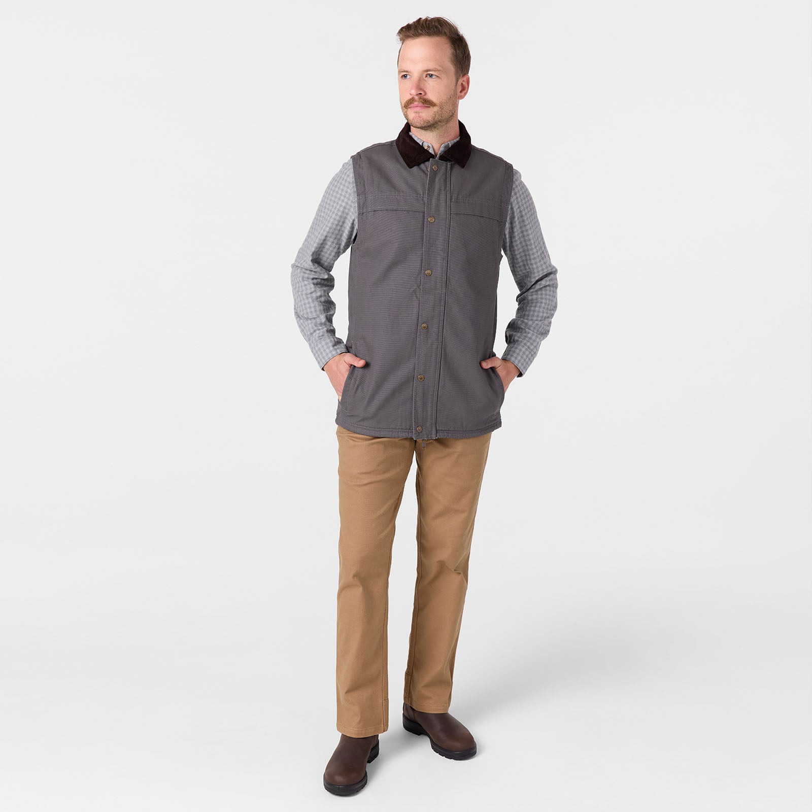 Stylish Sullivan Ranch Vest for Men & Women – Lightweight Outdoor Jacket for Hiking, Camping & Casual Wear | Water-Resistant & Comfortable