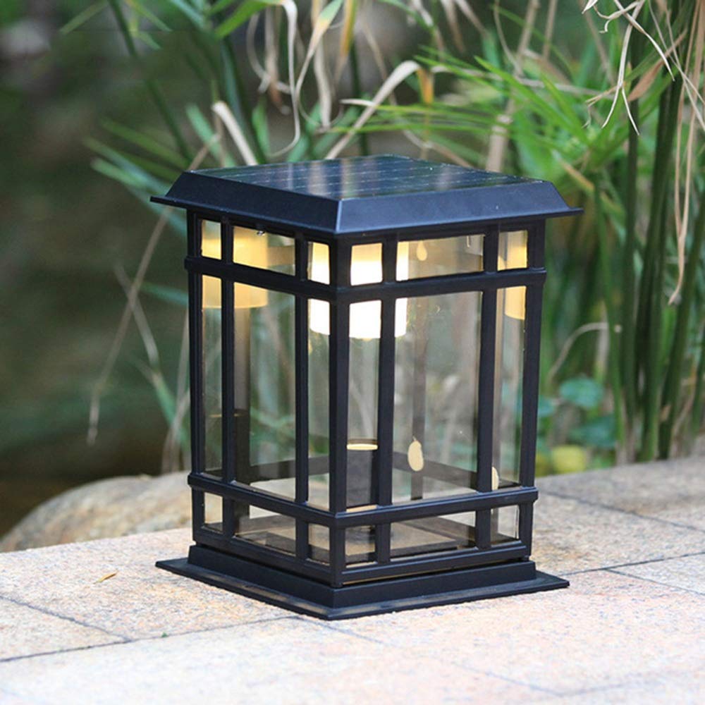 **Solar Post Lights Outdoor - Waterproof Garden Lamp for Pathway, Lawn, Fence & Patio - Modern Landscape Lighting for Home, Park & Street Decor - Ideal for Nighttime Safety & Ambiance**