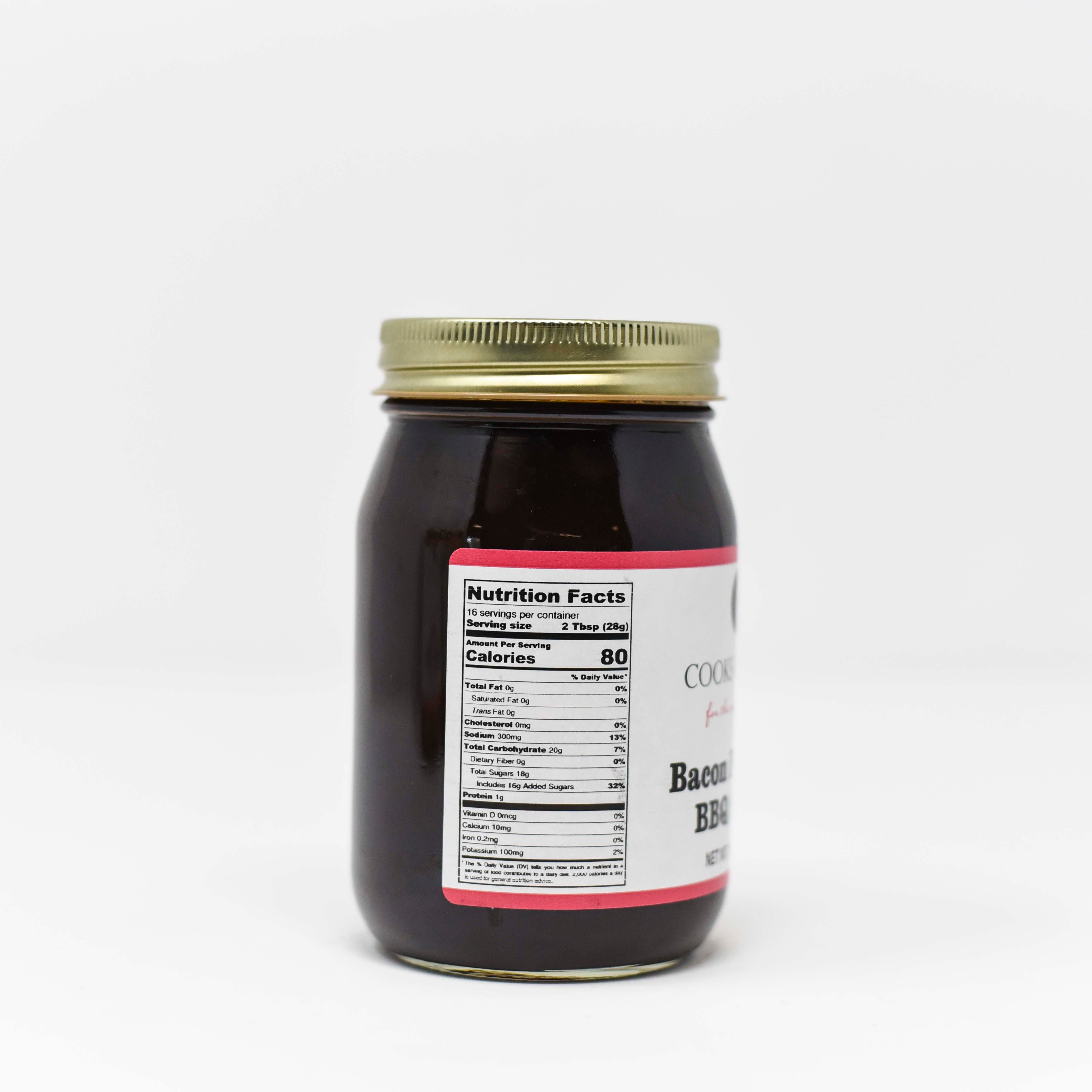 Premium Bacon Bourbon BBQ Sauce - Smoky, Sweet & Tangy Glaze for Grilling, Smoking & Roasting - Perfect for Ribs, Chicken & Burgers
