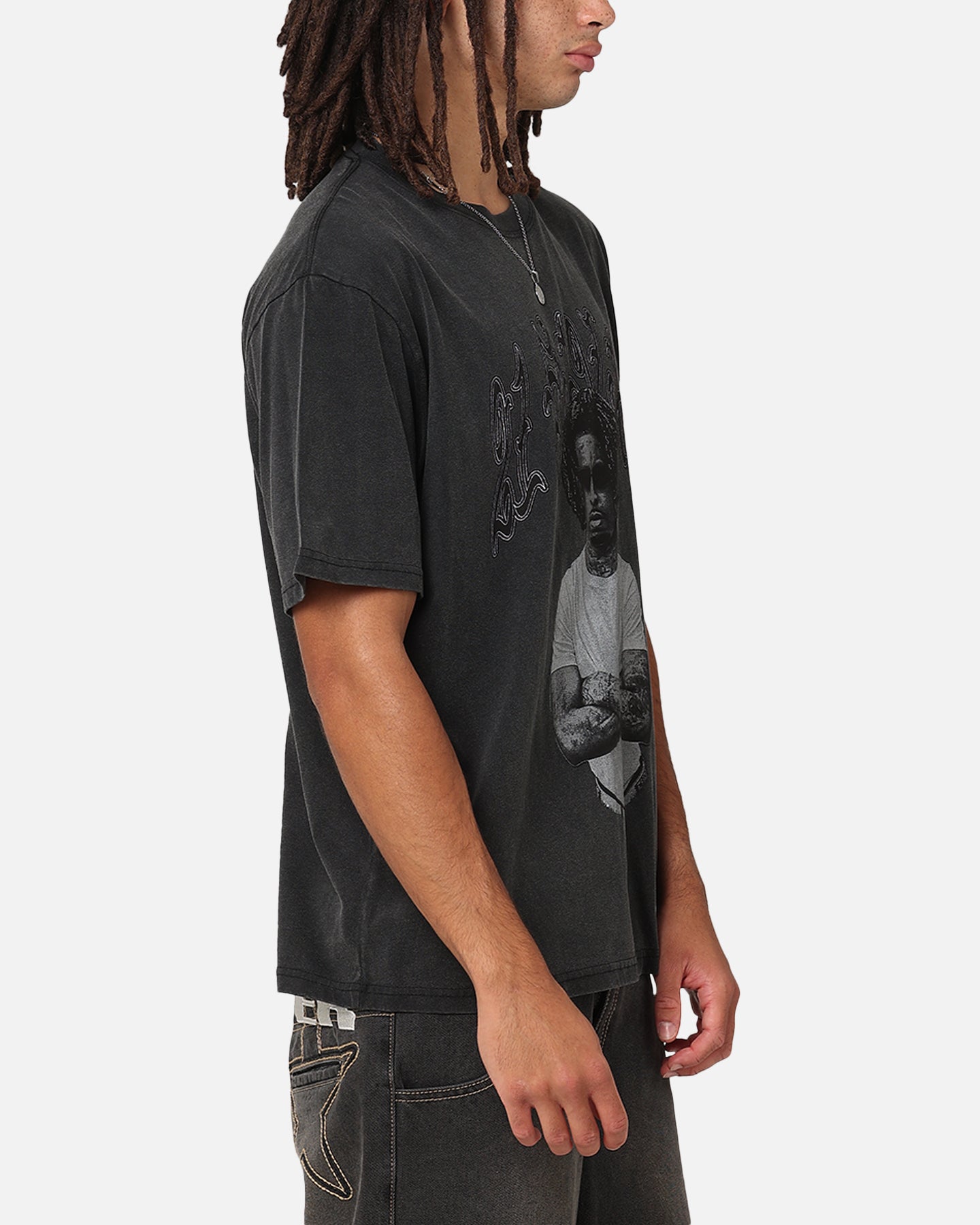 21 Savage Vintage Washed Black T-Shirt | Official Merchandise | Perfect for Concerts, Gifts & Streetwear