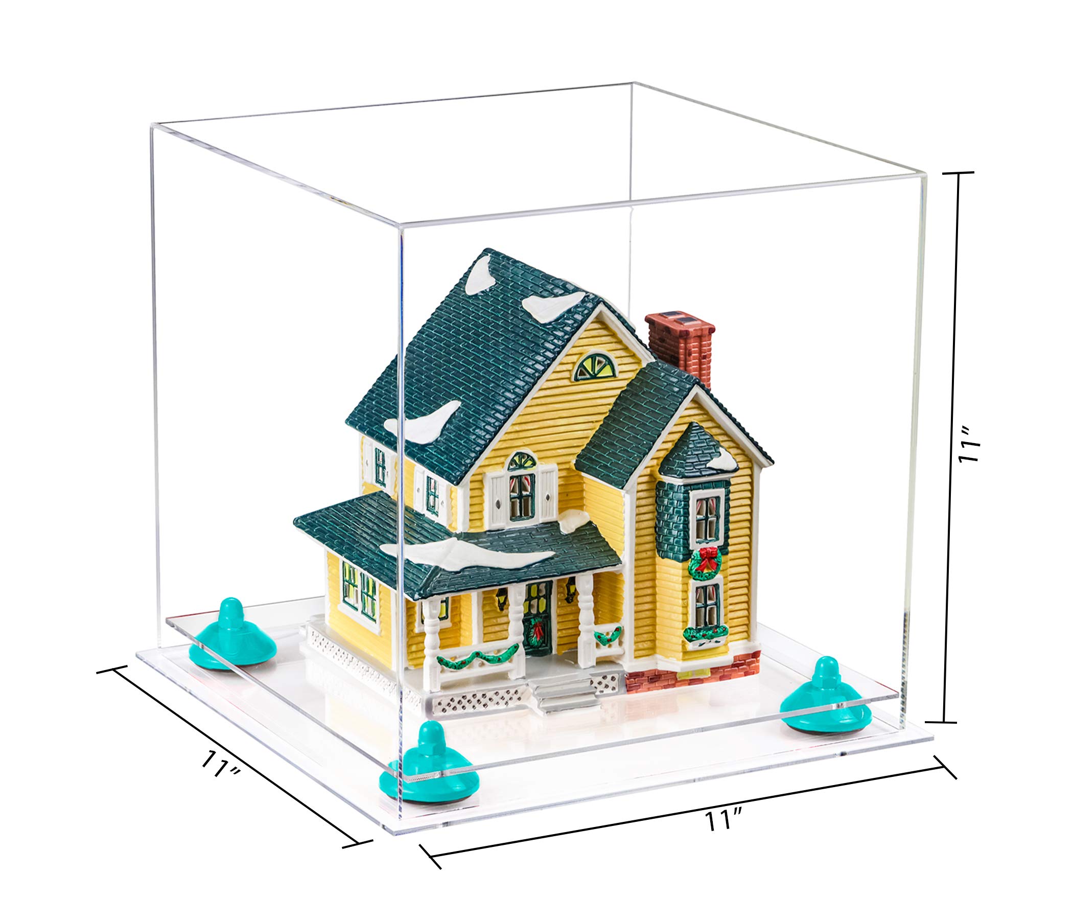Clear Acrylic Display Case with Risers - Versatile Showcase for Collectibles, Jewelry & Retail Merchandise | Perfect for Store Displays, Home Decor & Gift Presentation