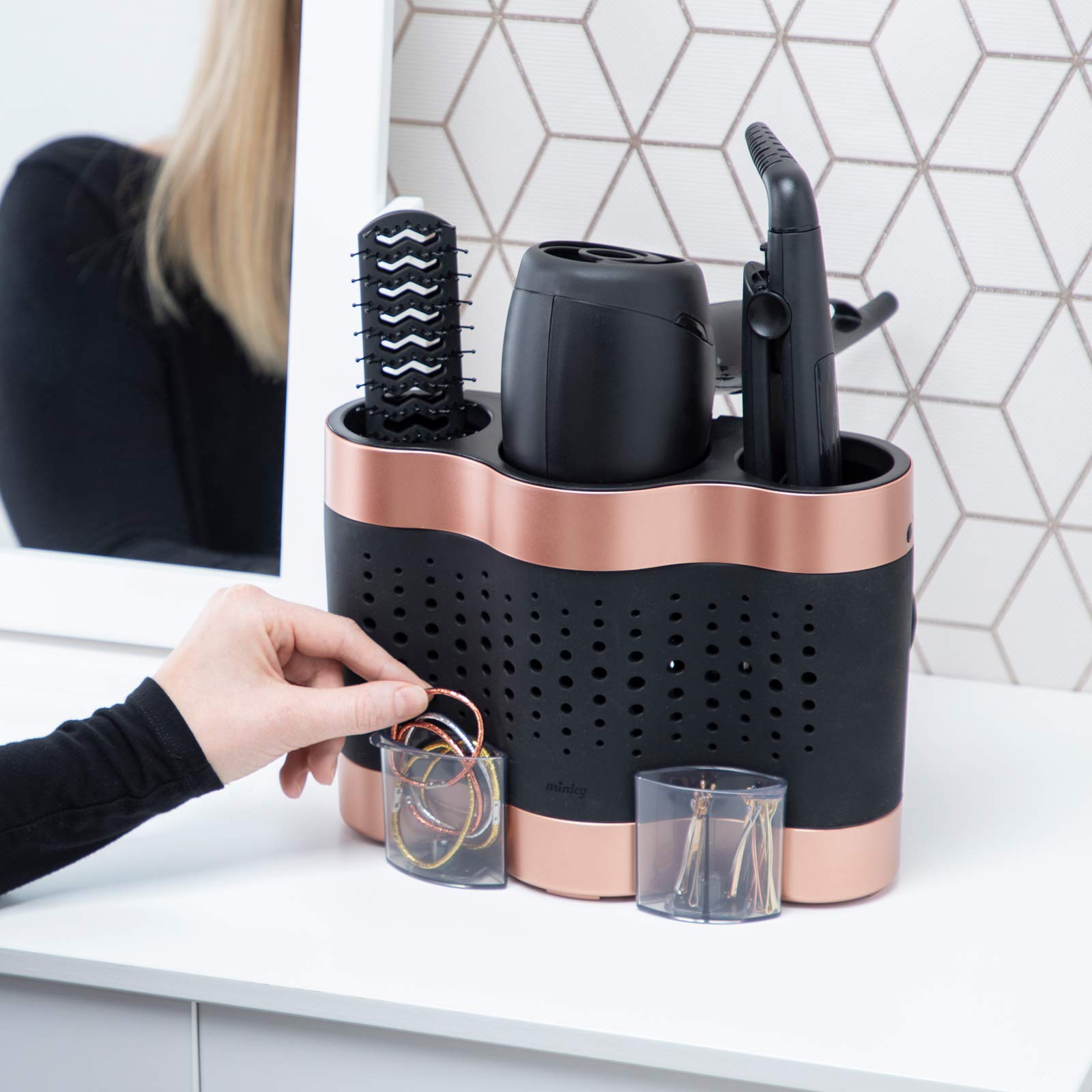 Styling Dock Rose Gold - Elegant & Durable Phone Stand for Desk, Perfect for Home, Office & Travel Use