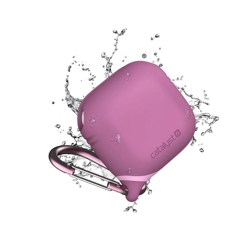 Case Catalyst WP for AirPods 4 - Waterproof & Shockproof Protective Cover (Rose Pink) - Perfect for Gym, Running & Outdoor Activities