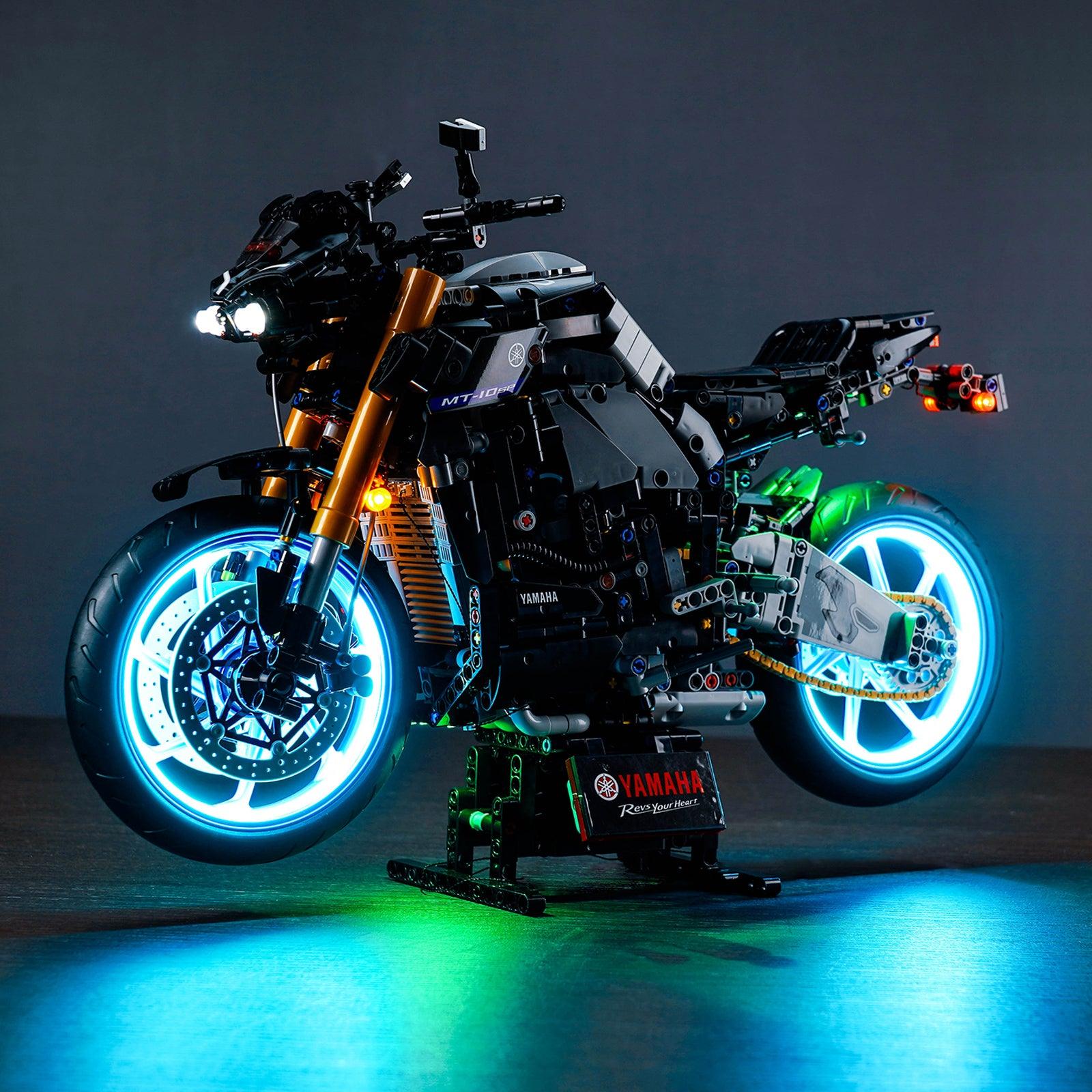LEGO Yamaha MT-10 SP 42159 LED Lighting Kit - Enhance Your Motorcycle Model with Bright LED Lights for Night Display & Showcase