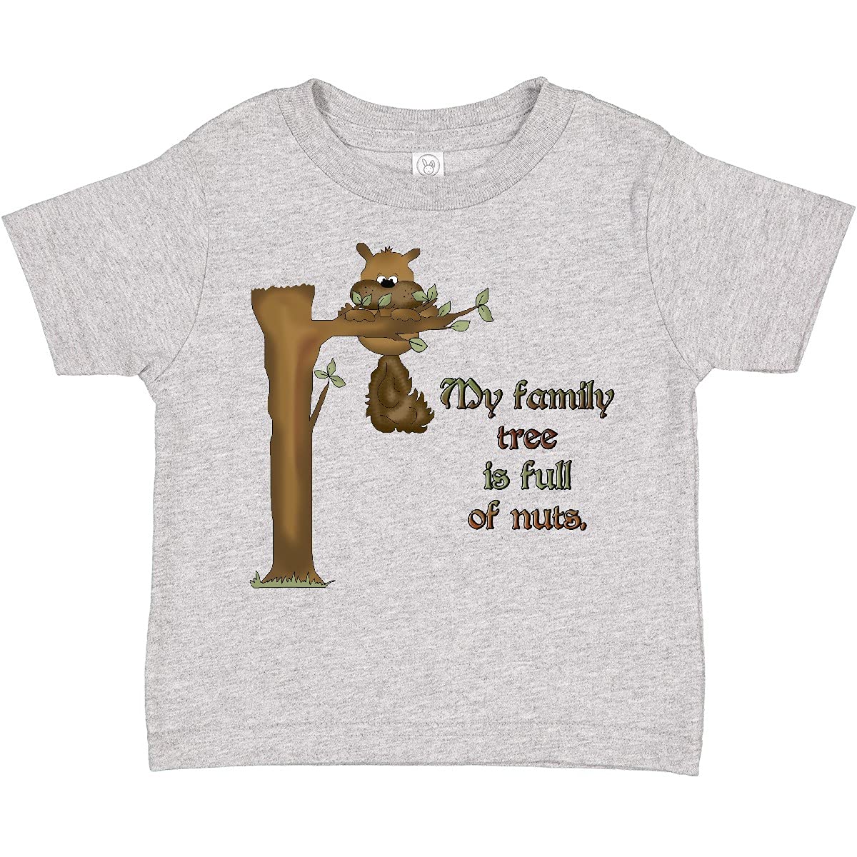 Inktastic Funny Family Tree Toddler T-Shirt - Cute Graphic Tee for Kids, Boys & Girls - Perfect for Family Reunions, Holidays & Casual Wear