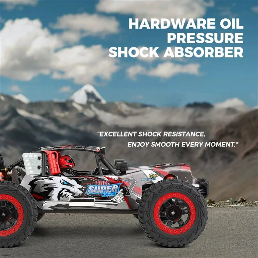 WLtoys 124028 1/12 Scale 4WD RC Truck with Brushless Motor - 60km/h High Speed Off Road Remote Control Car for Adults & Kids - Perfect for Backyard Racing, Trail Adventures & Off Road Bashing
