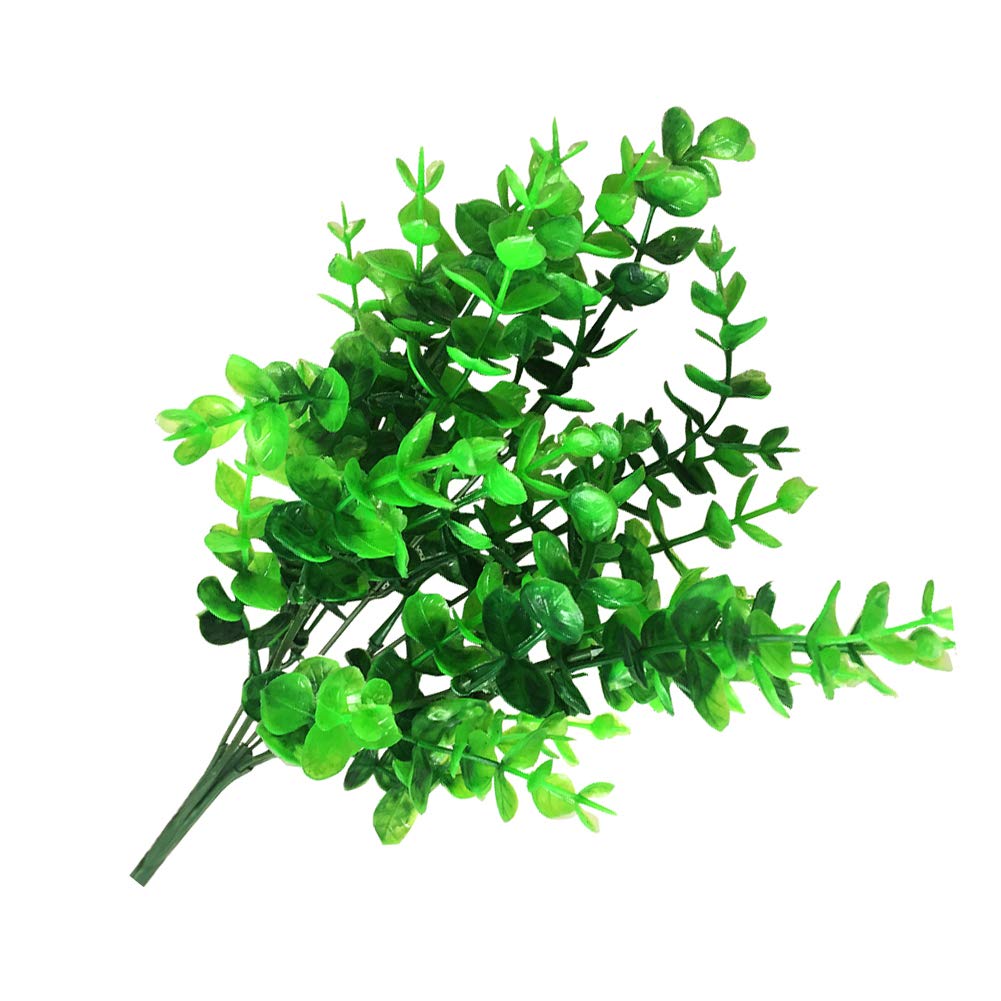 Lucare 1Pc Artificial Eucalyptus Plant - Realistic Faux Greenery for Home Decor, Wedding Centerpieces, Party & Holiday Crafts - Perfect for Living Room, Office, and Seasonal Displays