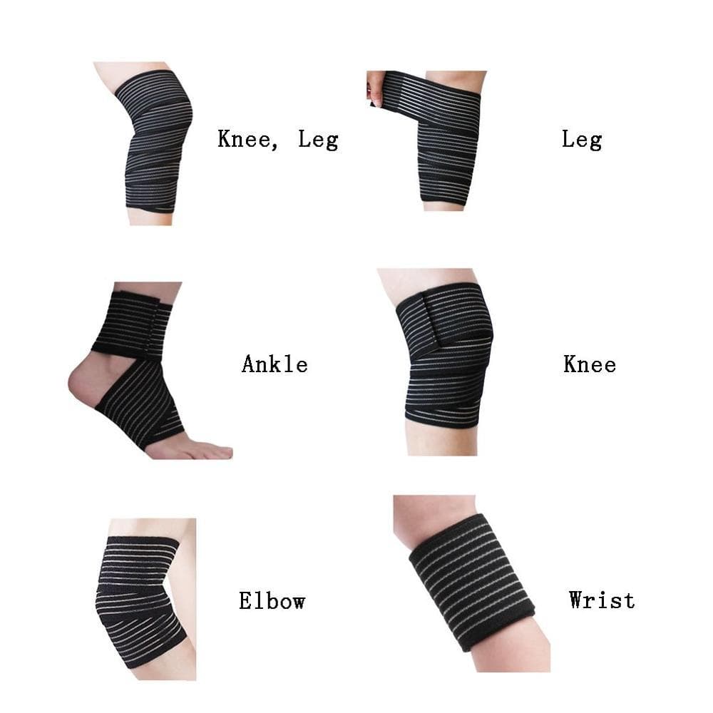 Premium High Elasticity Compression Bandage for Sports Injuries & Recovery - Ideal for Sprains, Swelling & Post-Surgery Support