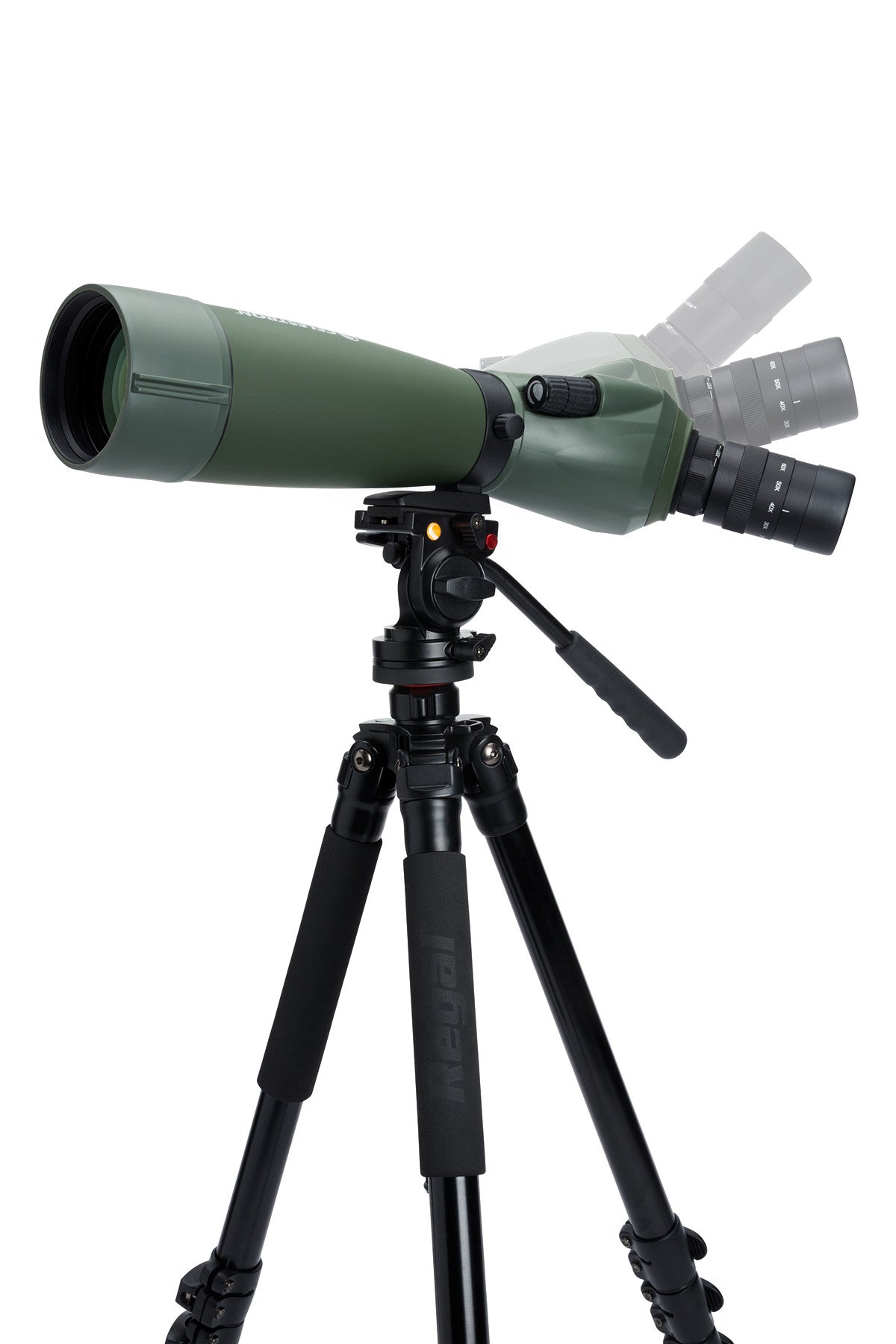 27x LER (Long Eye Relief) 80mm Regal M2 Spotting Scope Kit - High Magnification Optics for Bird Watching, Hunting & Target Shooting