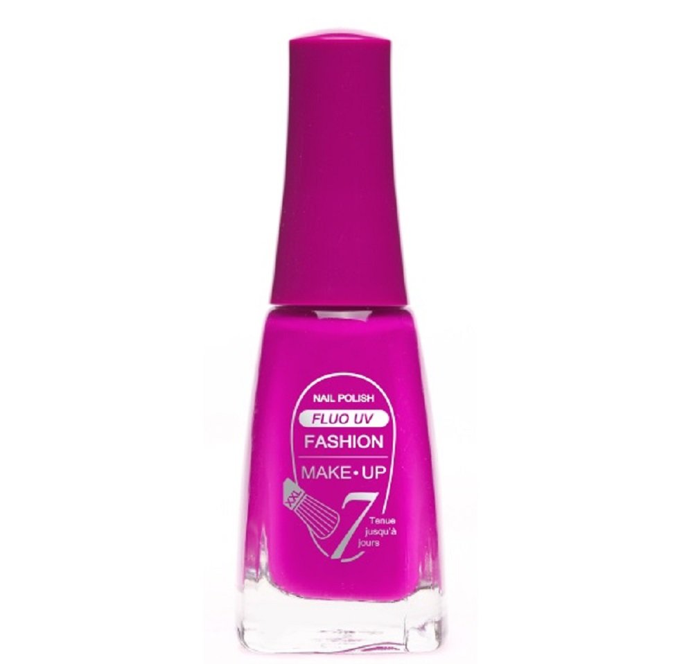 FMU1400410 Neon Nail Polish No.410 Violet 11ml - Long Lasting & Vibrant Color for Parties, Halloween, and Summer Nails