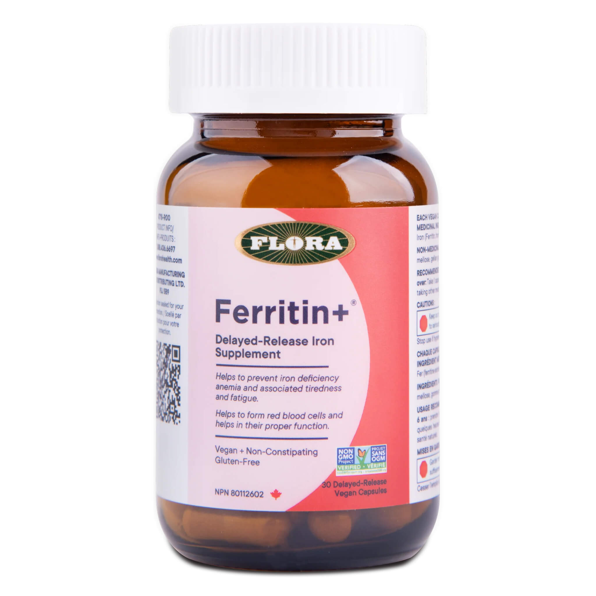 Ferritin Supplement for Iron Deficiency - Boost Energy & Support Healthy Blood Levels | Ideal for Athletes, Vegans & Anemia Relief