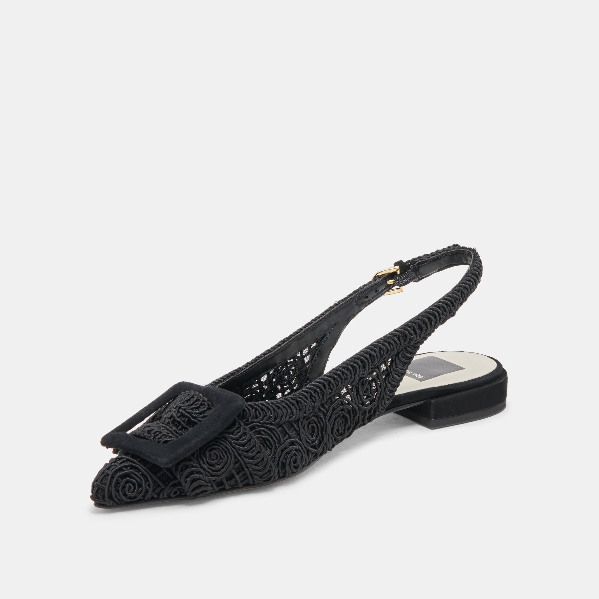 PAULEY FLATS ONYX MACRAME - Stylish and Comfortable Women's Flat Shoes for Casual Wear, Perfect for Everyday Outfits and Boho Fashion