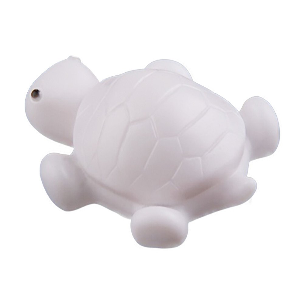 7 Color Changing LED Turtle Night Light - Mini String Lights for Kids Room, Party Decor & Indoor Ambiance (White, One Size) - Perfect for Bedroom, Nursery, Birthday Parties & Home Decoration