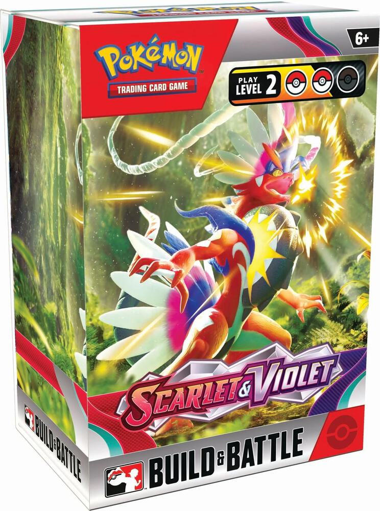 Pokemon TCG Scarlet & Violet Build & Battle Box - 45 Cards, 4 Booster Packs & Exclusive Promo Card | Perfect for TCG Tournaments, Casual Play & Collector's Display