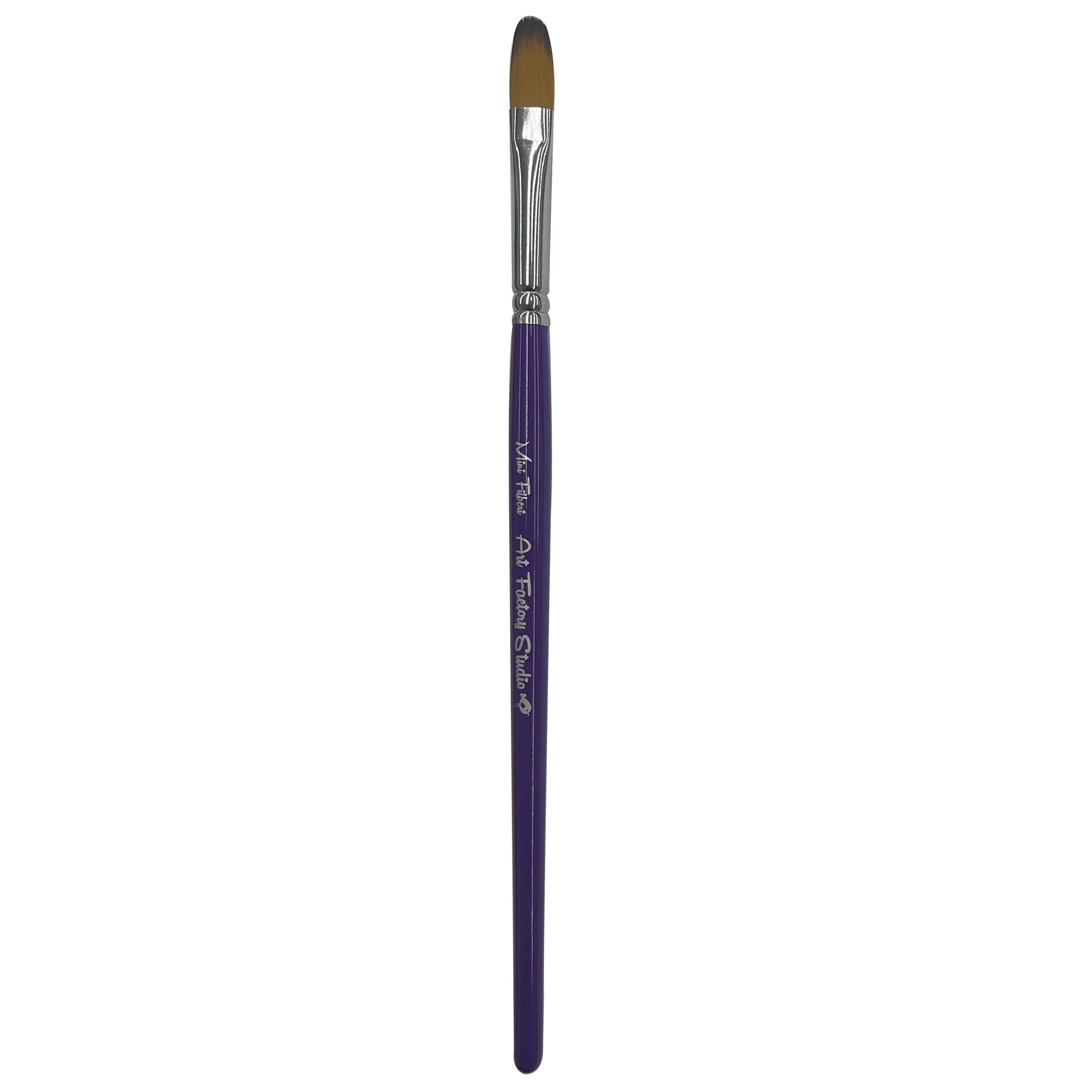 Mini Filbert Paint Brushes for Artists - Professional Studio Quality Oil & Acrylic Painting Tools - Perfect for Canvas, Wood & Fine Art Projects