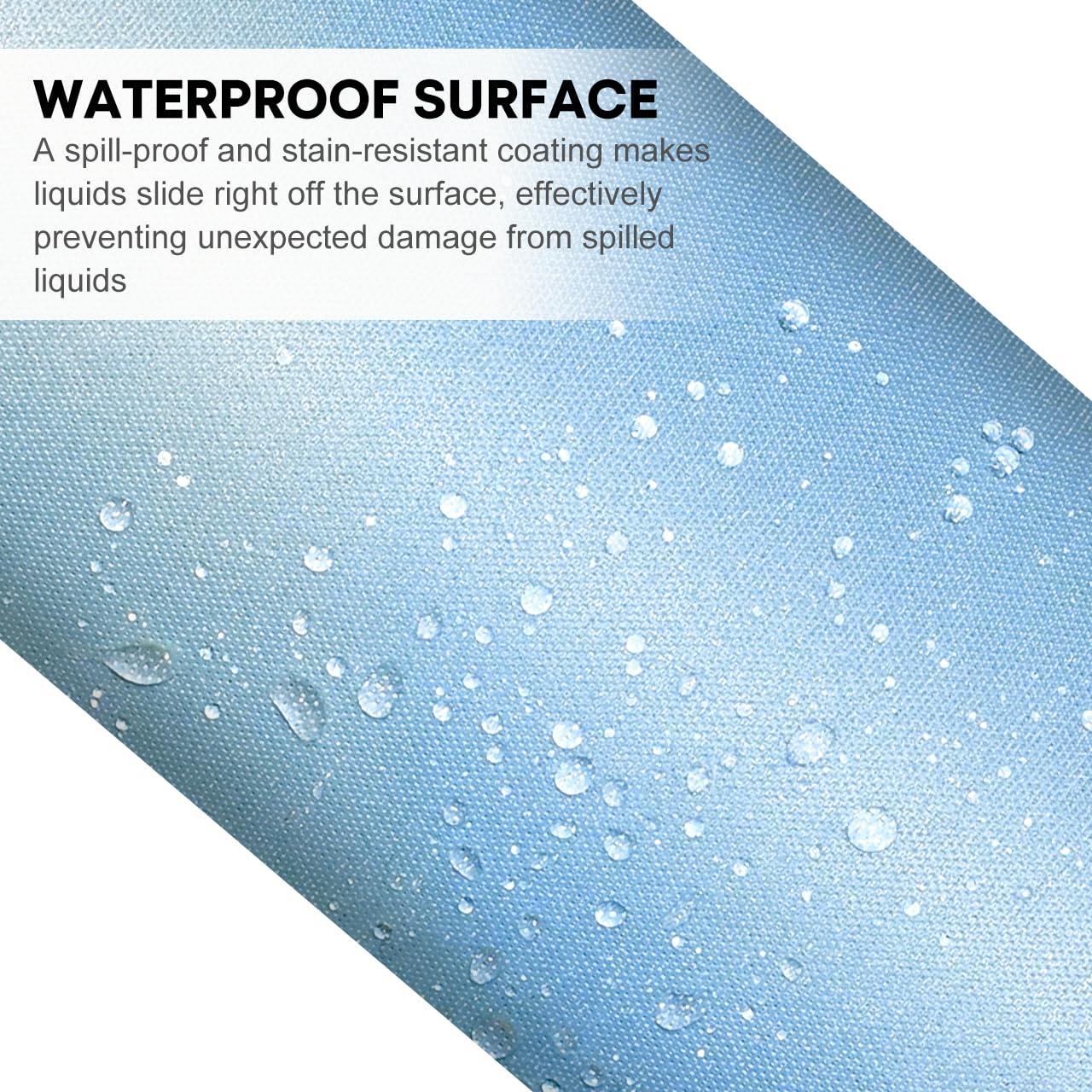 JIKIOU Large Ergonomic Cloud Mouse Pad Set - Waterproof Desk Mat with Wrist Support for Keyboard & Mouse, Rainbow Design 31.5x11.8in - Perfect for Gaming, Office Work & Long Computer Sessions