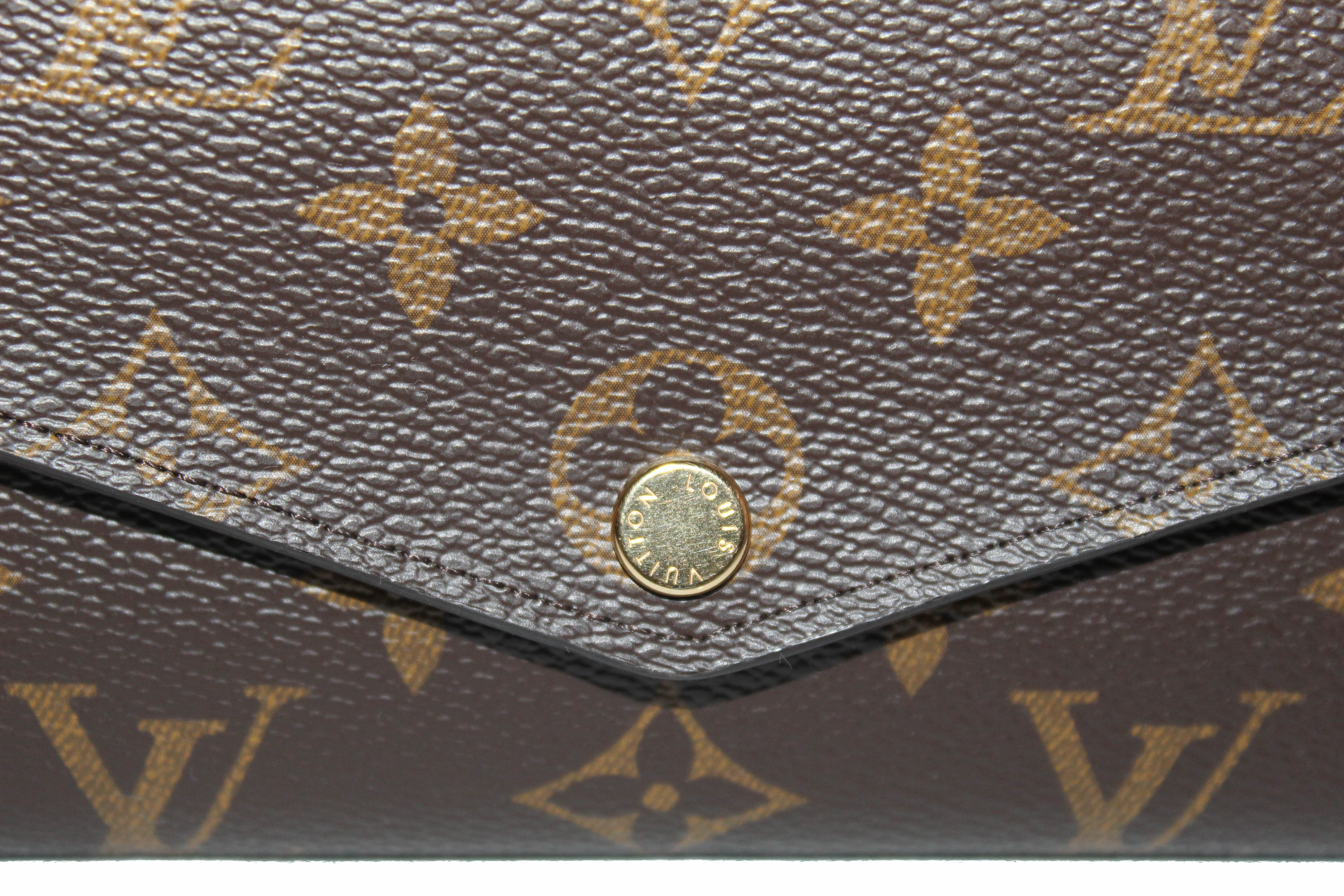 Authentic Louis Vuitton Monogram Sarah Wallet - Luxury Women's Zip Around Wallet with Multiple Card Slots & Coin Pocket | Perfect for Everyday Use, Travel & Gift Giving